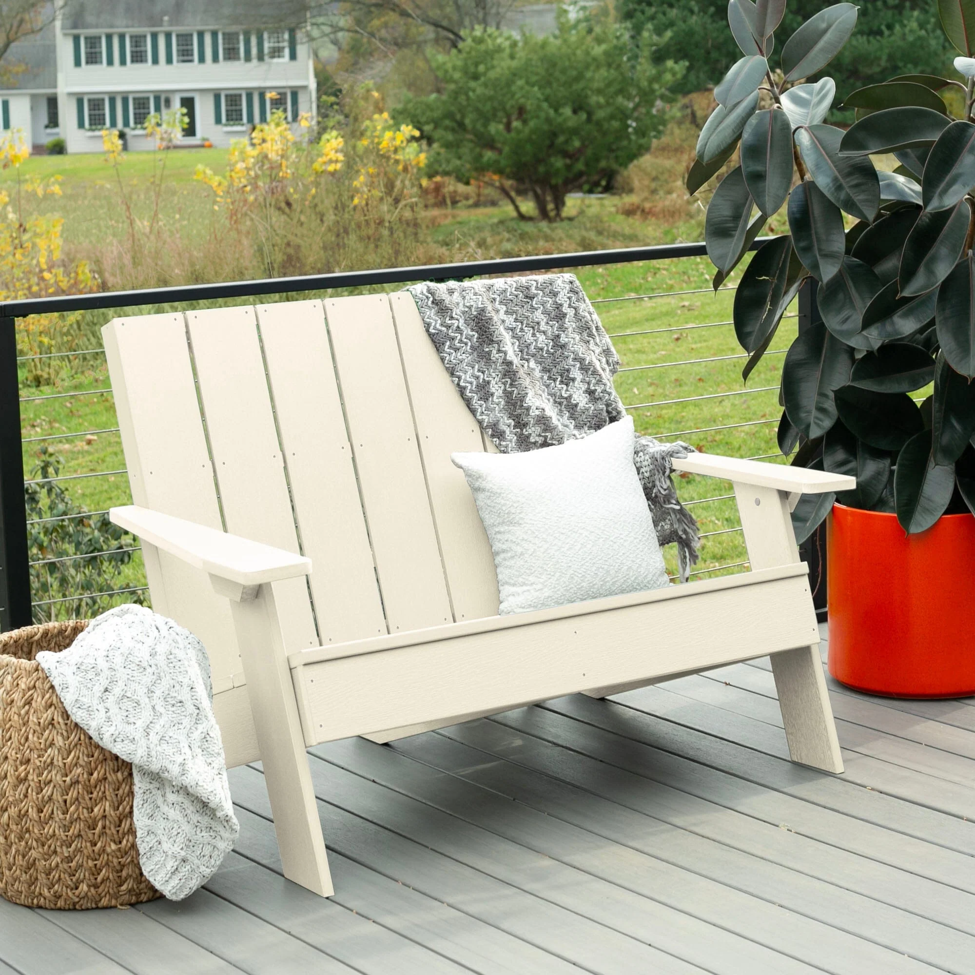Italica Modern Double Wide Adirondack Chair - Image 37