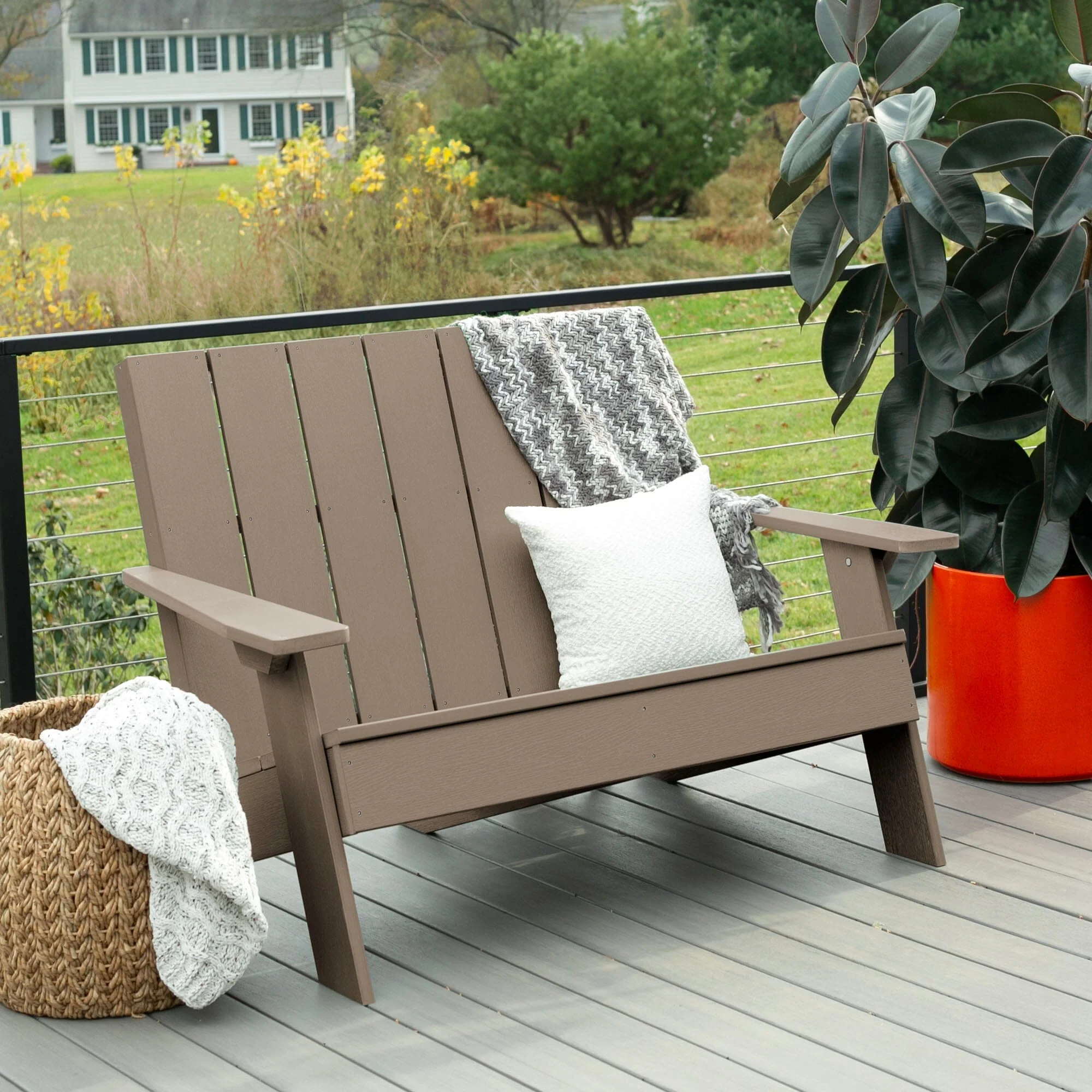 Italica Modern Double Wide Adirondack Chair - Image 51