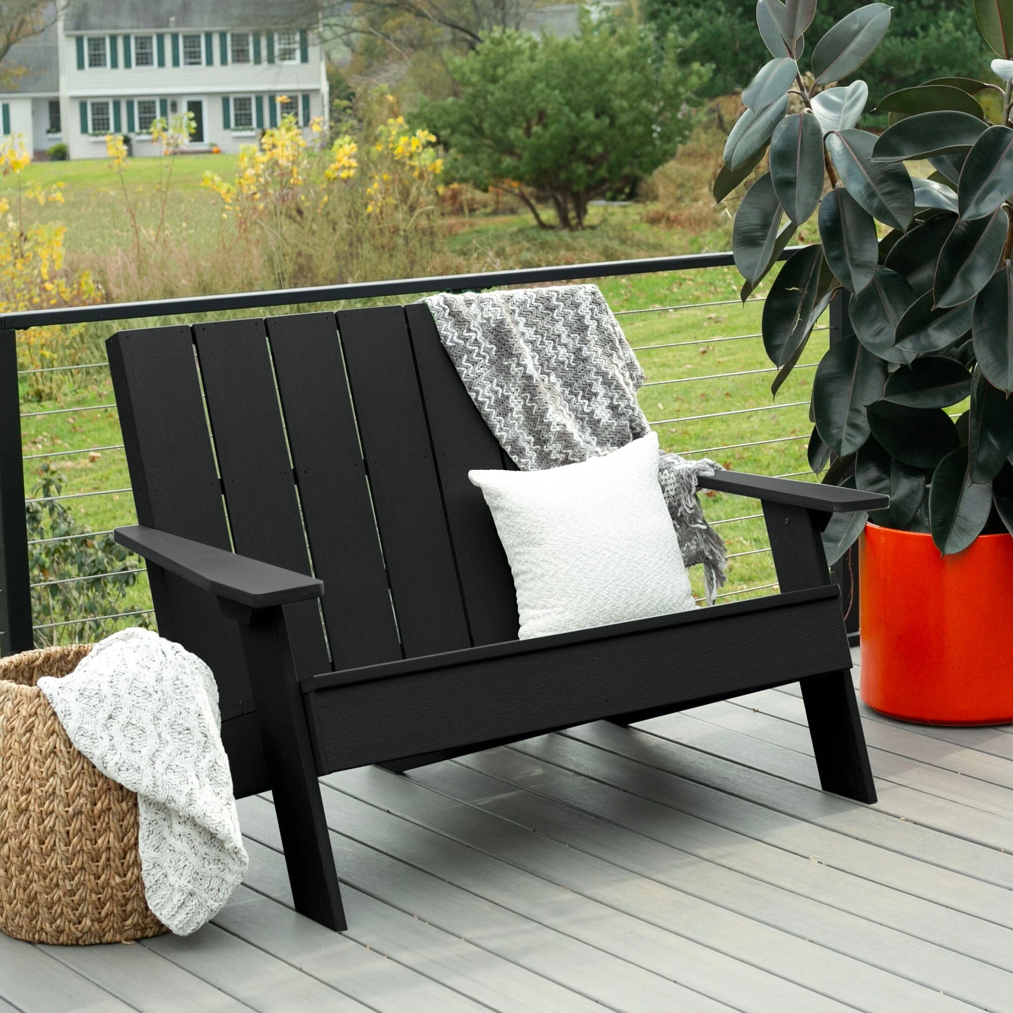 Italica Modern Double Wide Adirondack Chair - Image 7