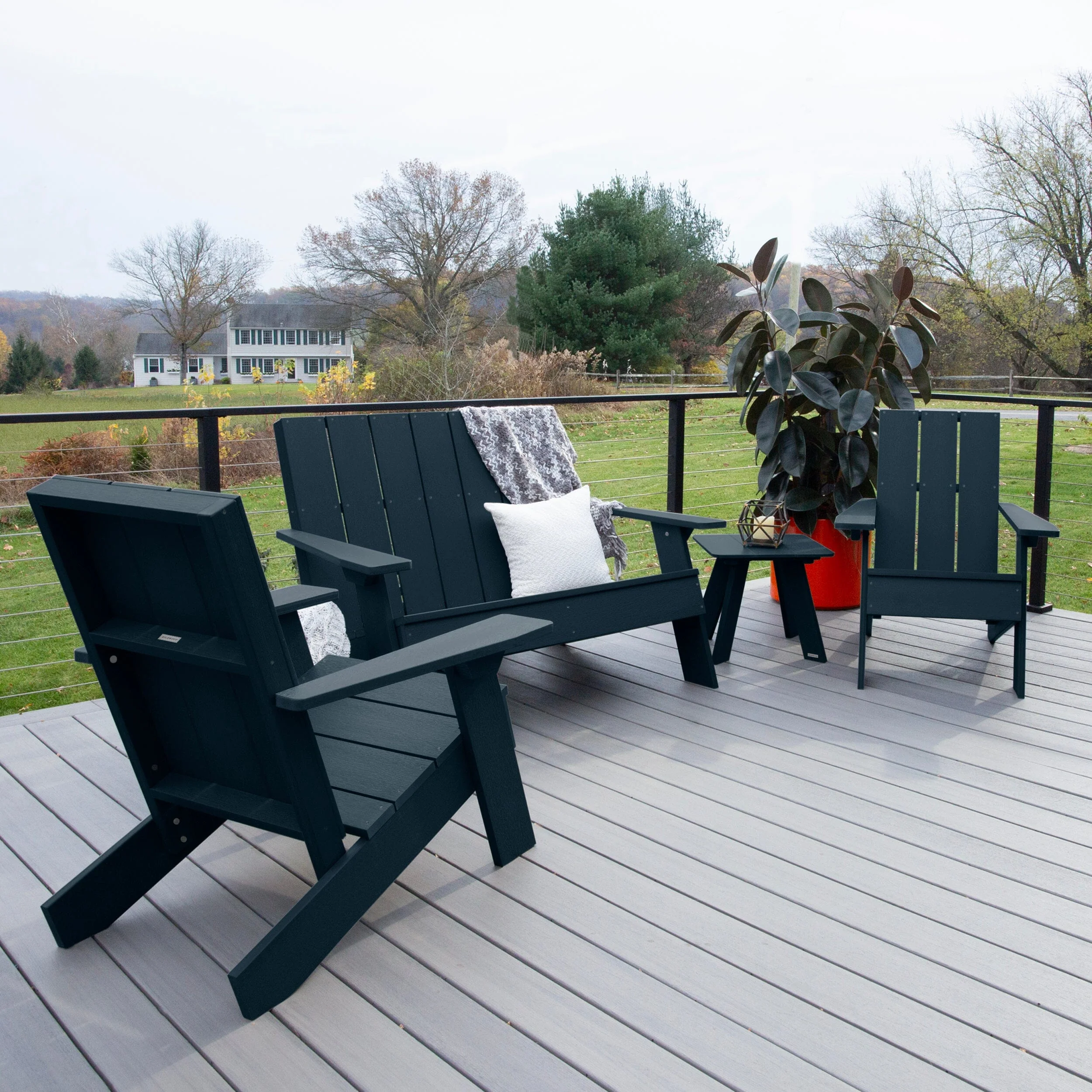 Italica Modern Adirondack 4-Piece Set - Image 10