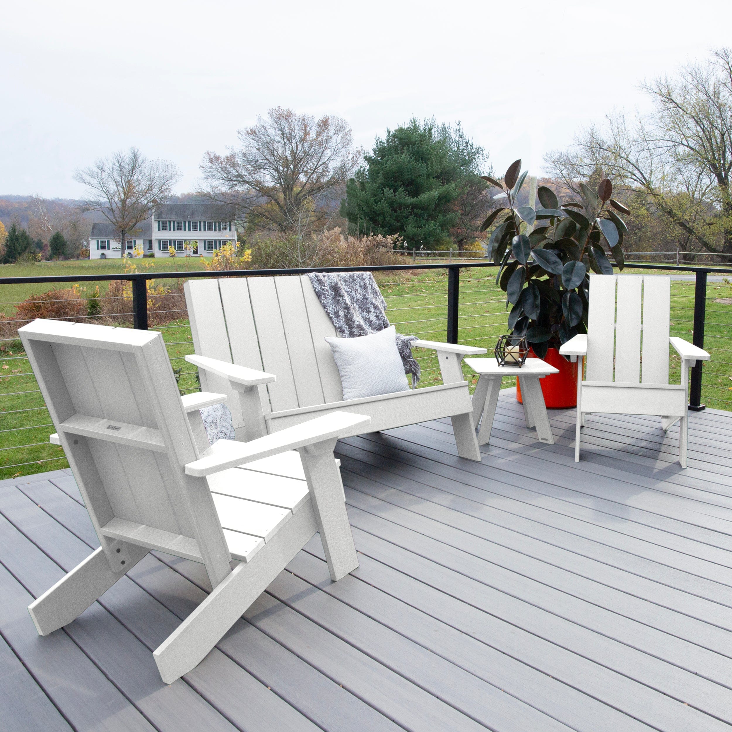 Italica Modern Adirondack 4-Piece Set - Image 12