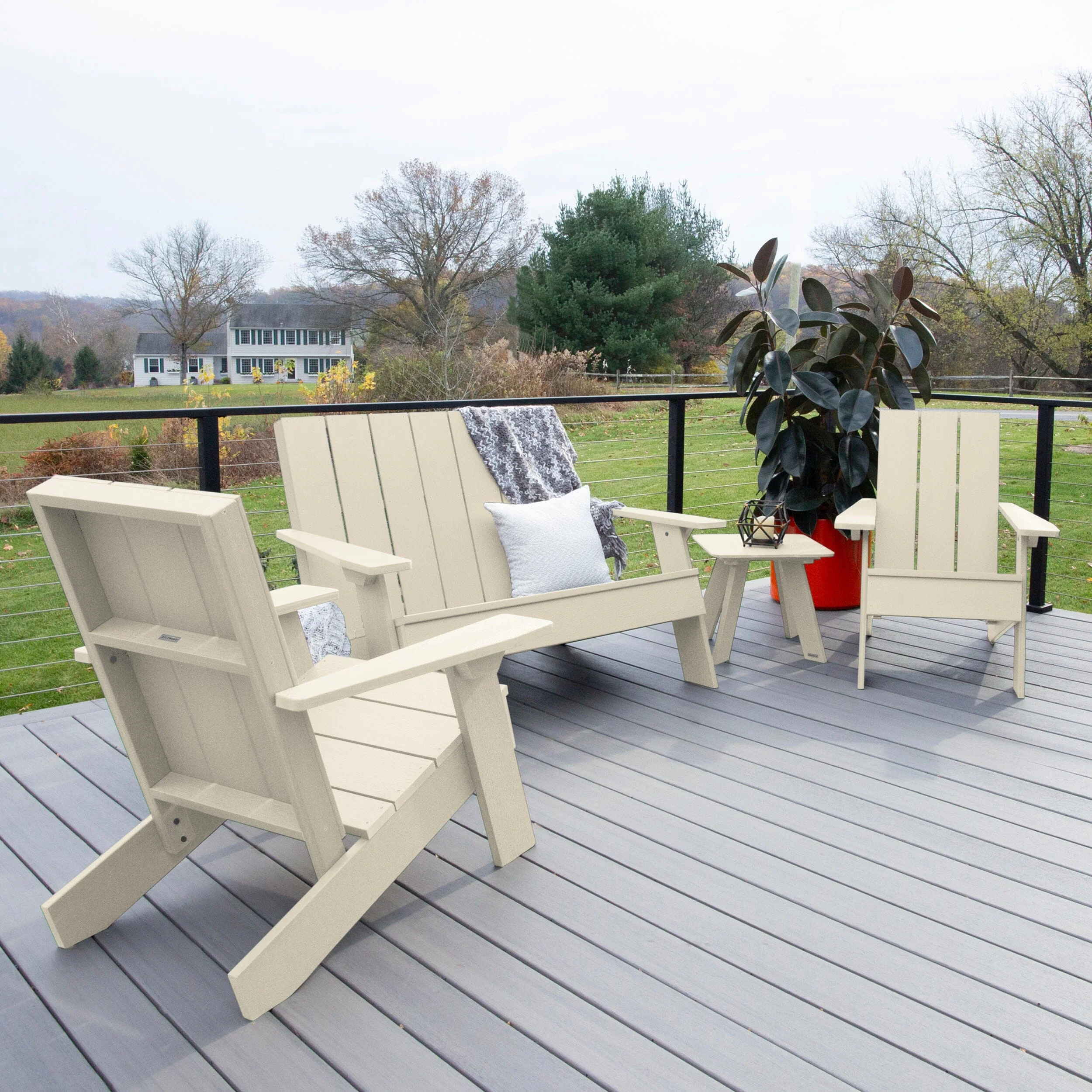 Italica Modern Adirondack 4-Piece Set - Image 14