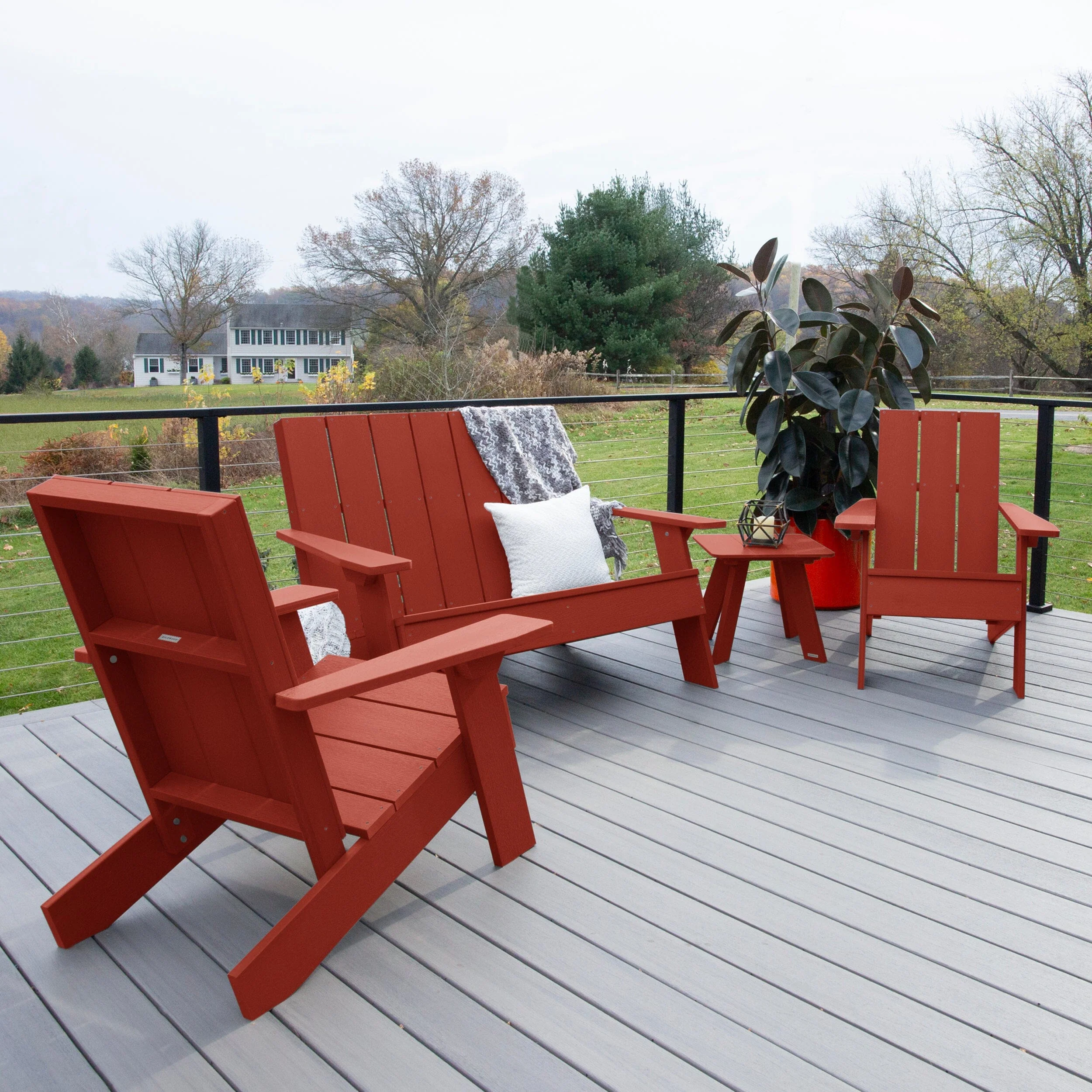 Italica Modern Adirondack 4-Piece Set - Image 16