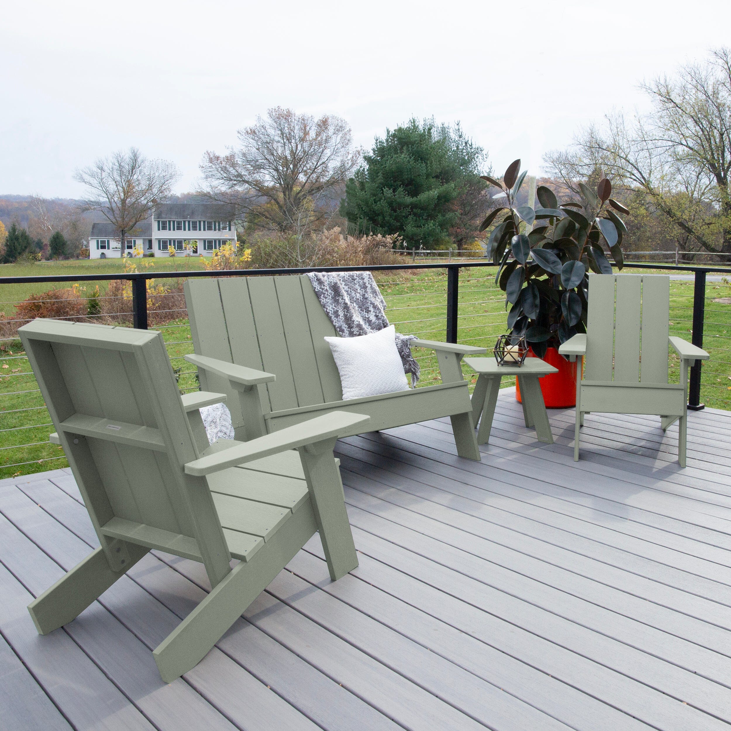 Italica Modern Adirondack 4-Piece Set - Image 18