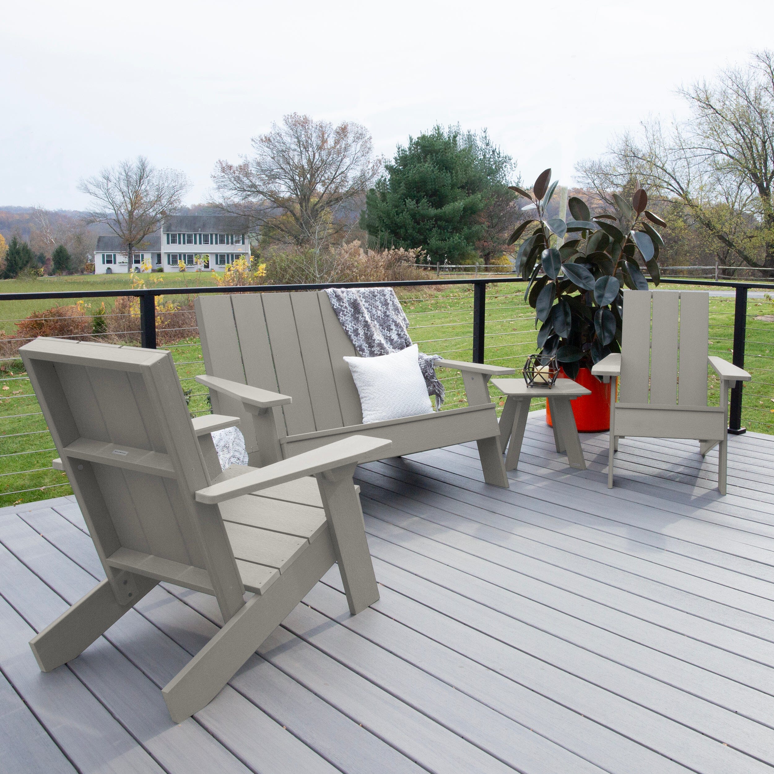 Italica Modern Adirondack 4-Piece Set - Image 20