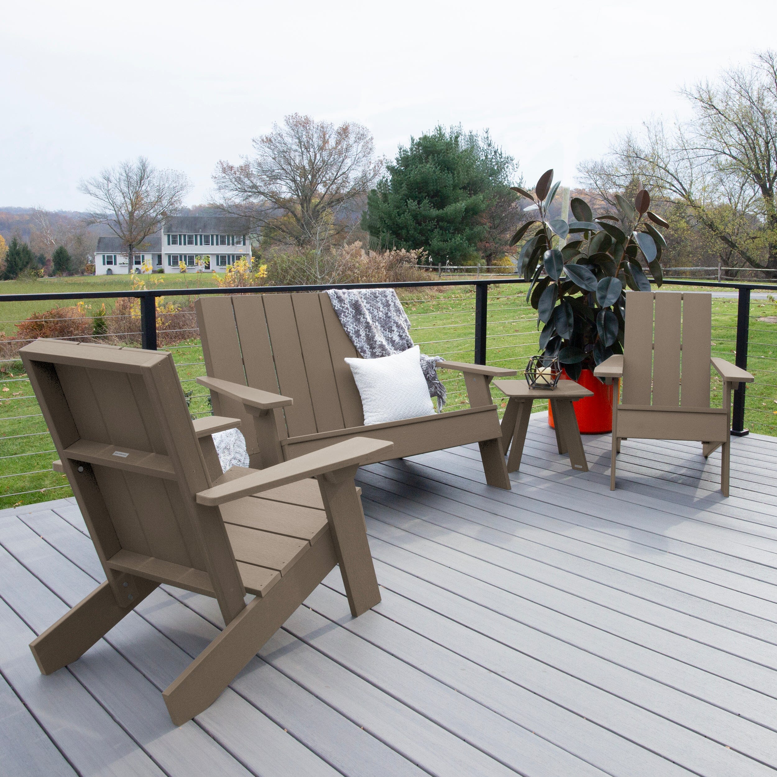 Italica Modern Adirondack 4-Piece Set - Image 22