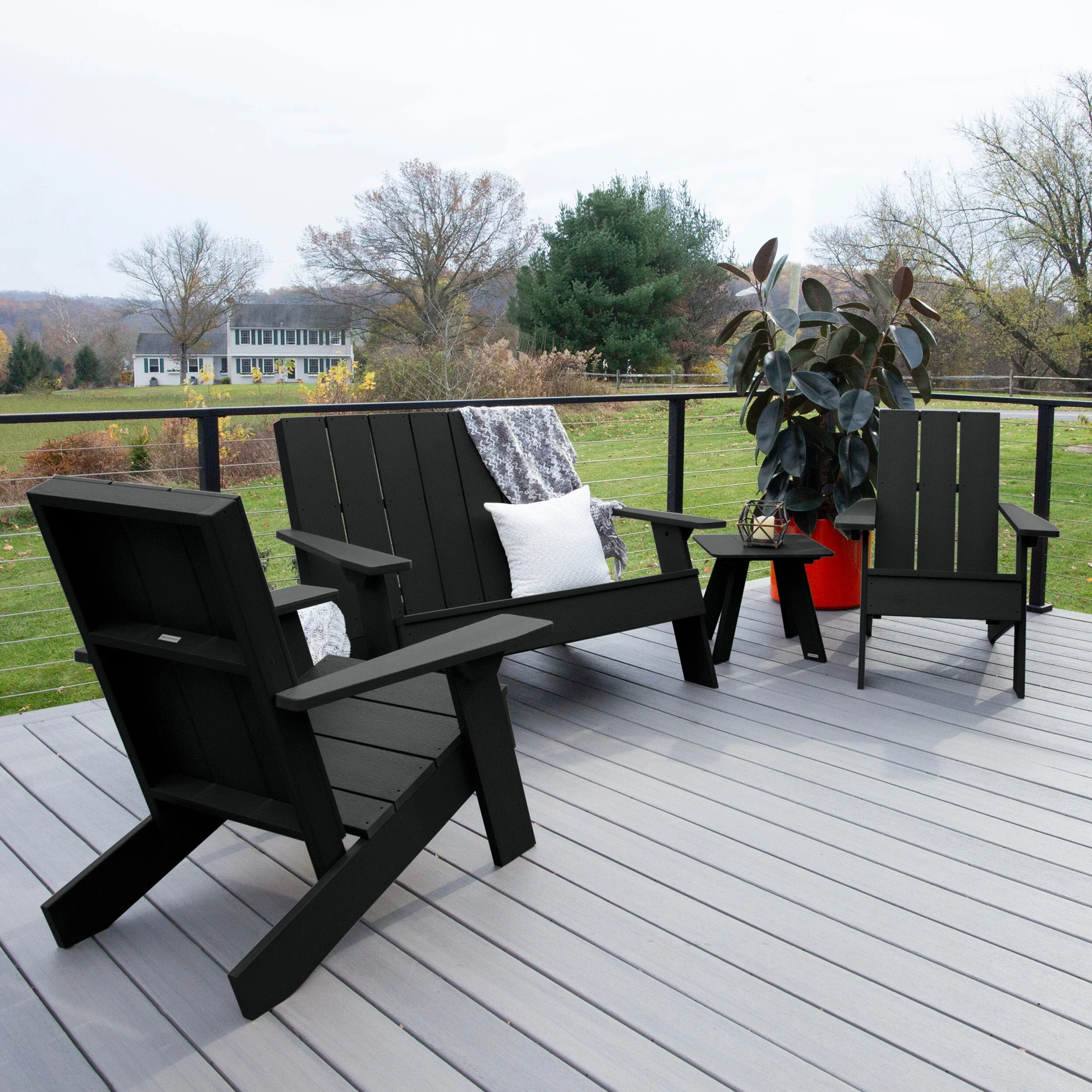 Italica Modern Adirondack 4-Piece Set - Image 4