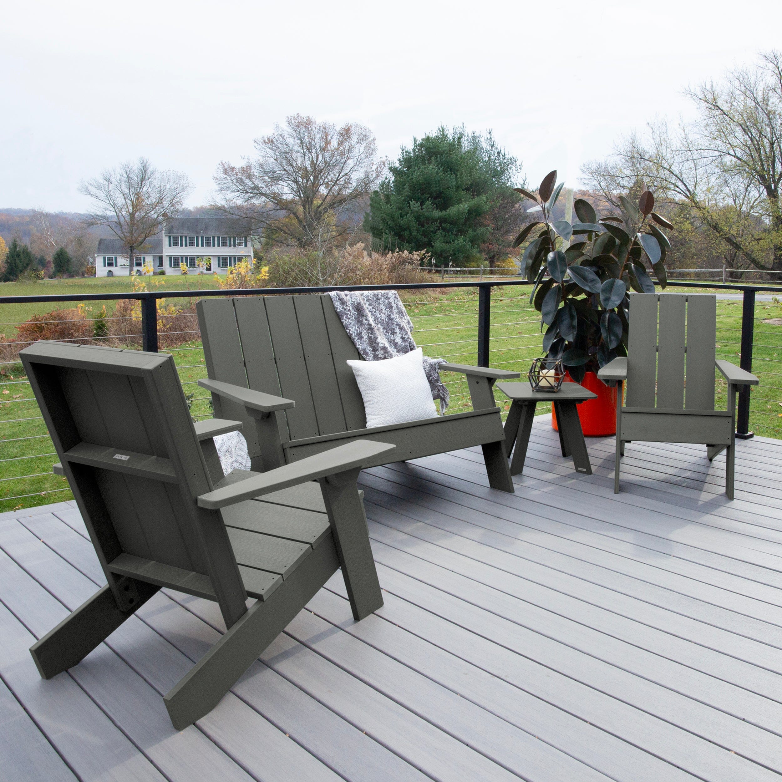 Italica Modern Adirondack 4-Piece Set - Image 6
