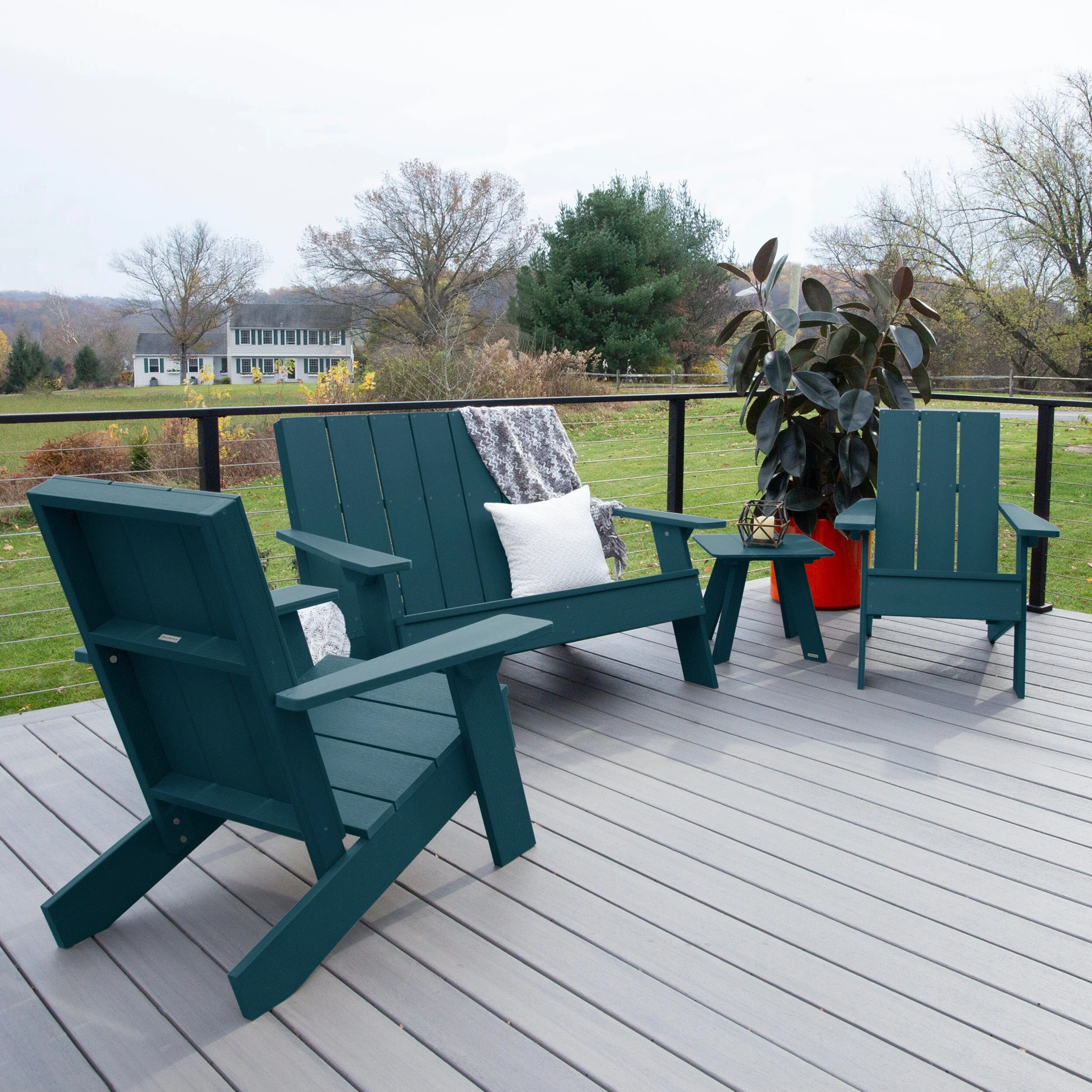 Italica Modern Adirondack 4-Piece Set - Image 8