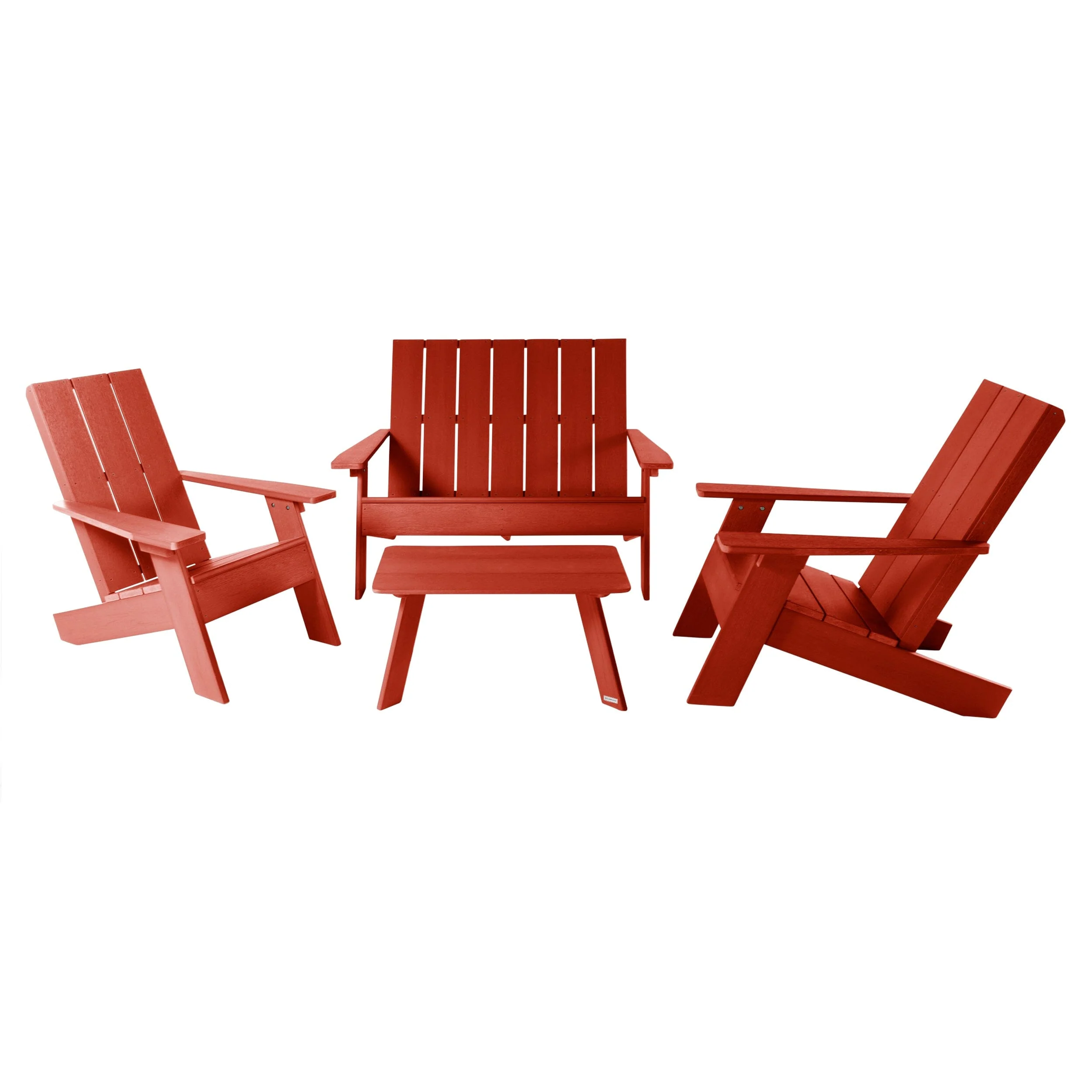 Italica Modern Adirondack Conversation Set - Image 11