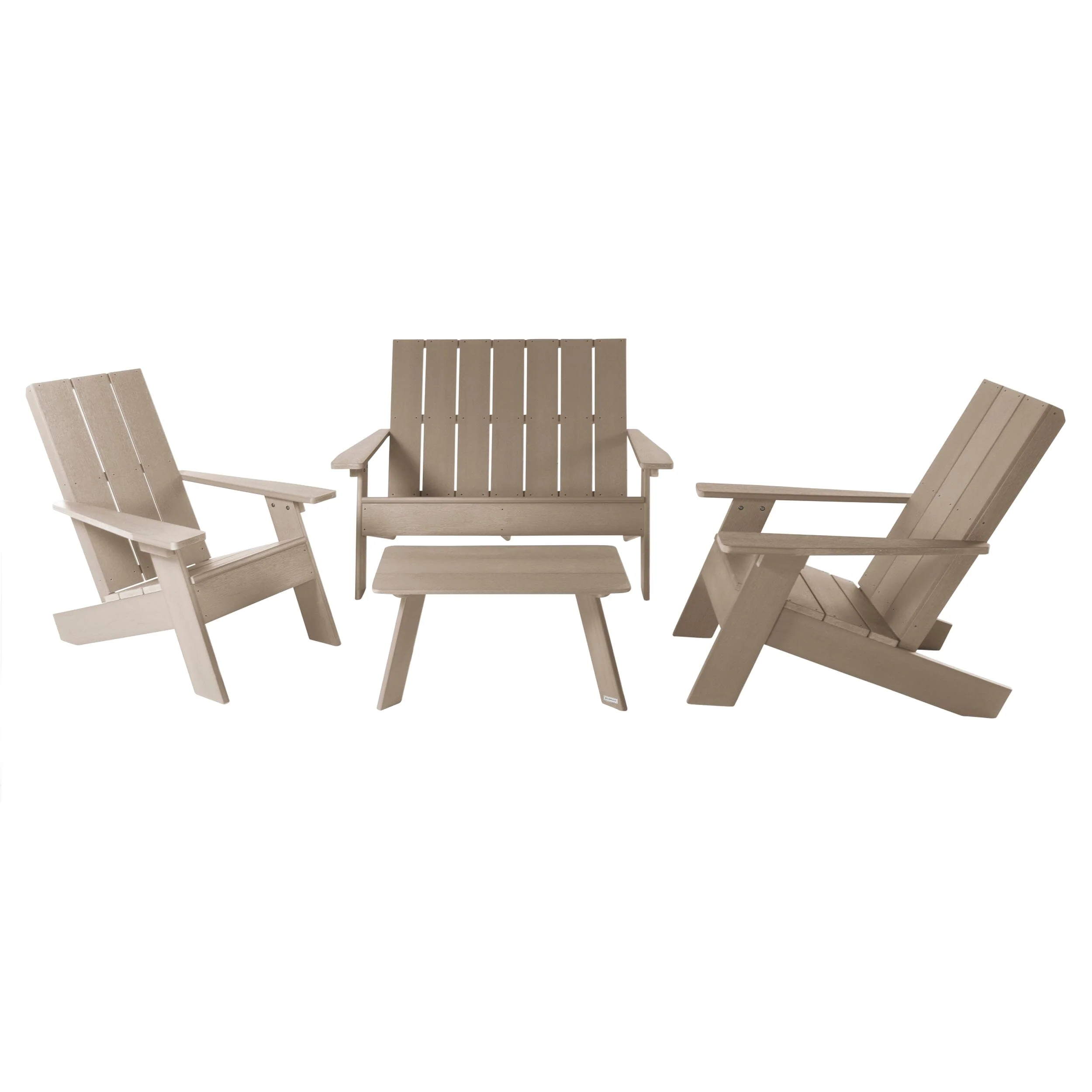 Italica Modern Adirondack Conversation Set - Image 21