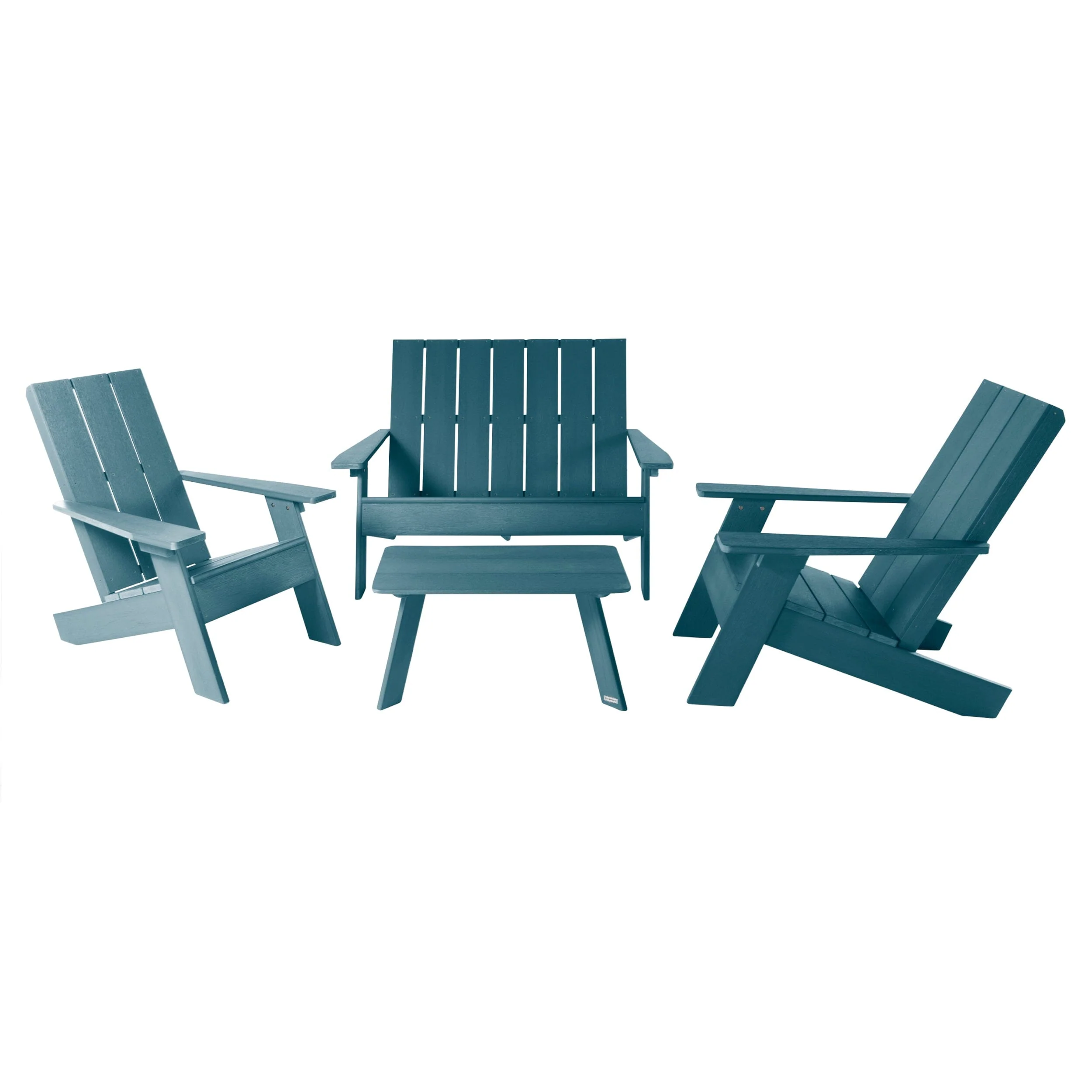 Italica Modern Adirondack Conversation Set - Image 7