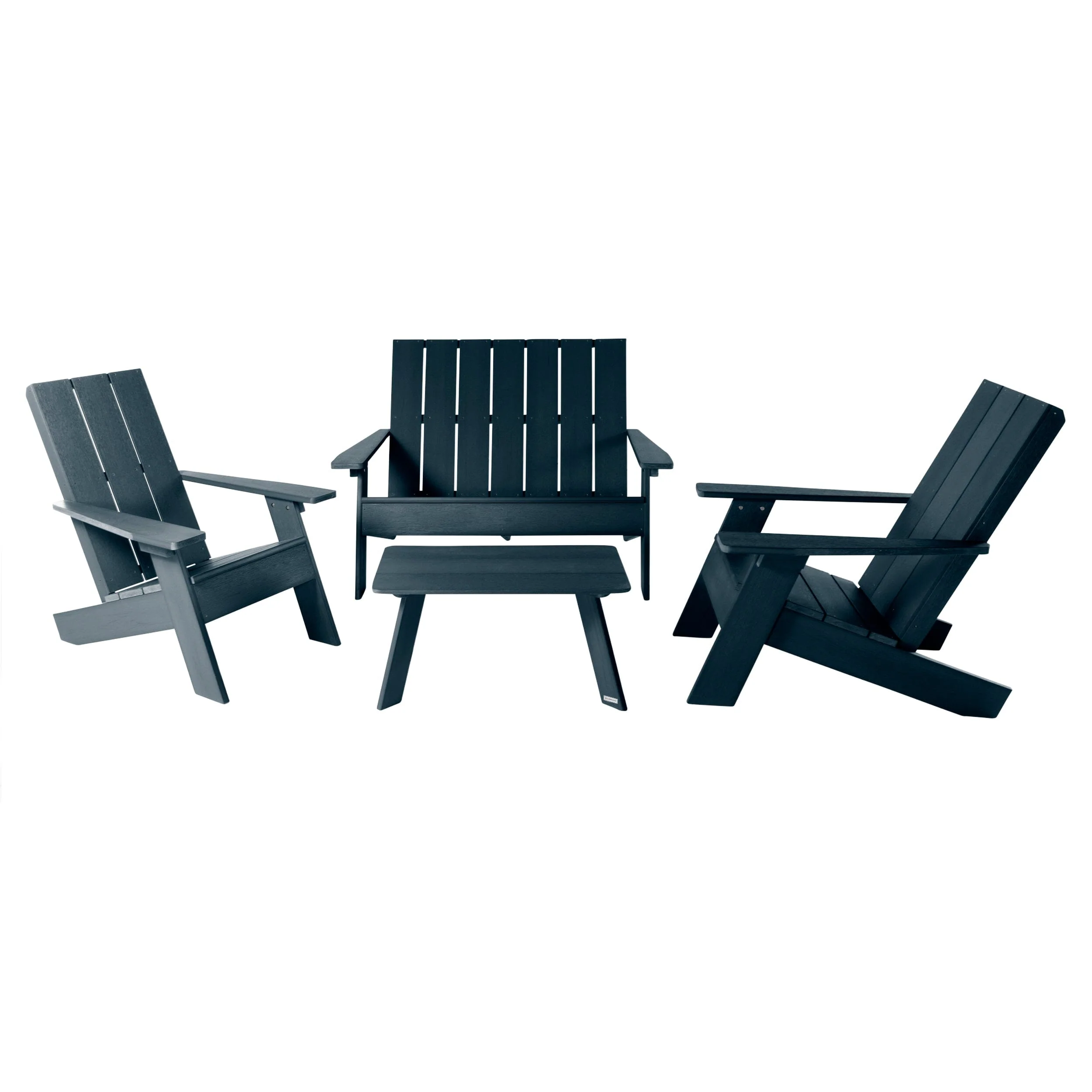Italica Modern Adirondack Conversation Set - Image 9
