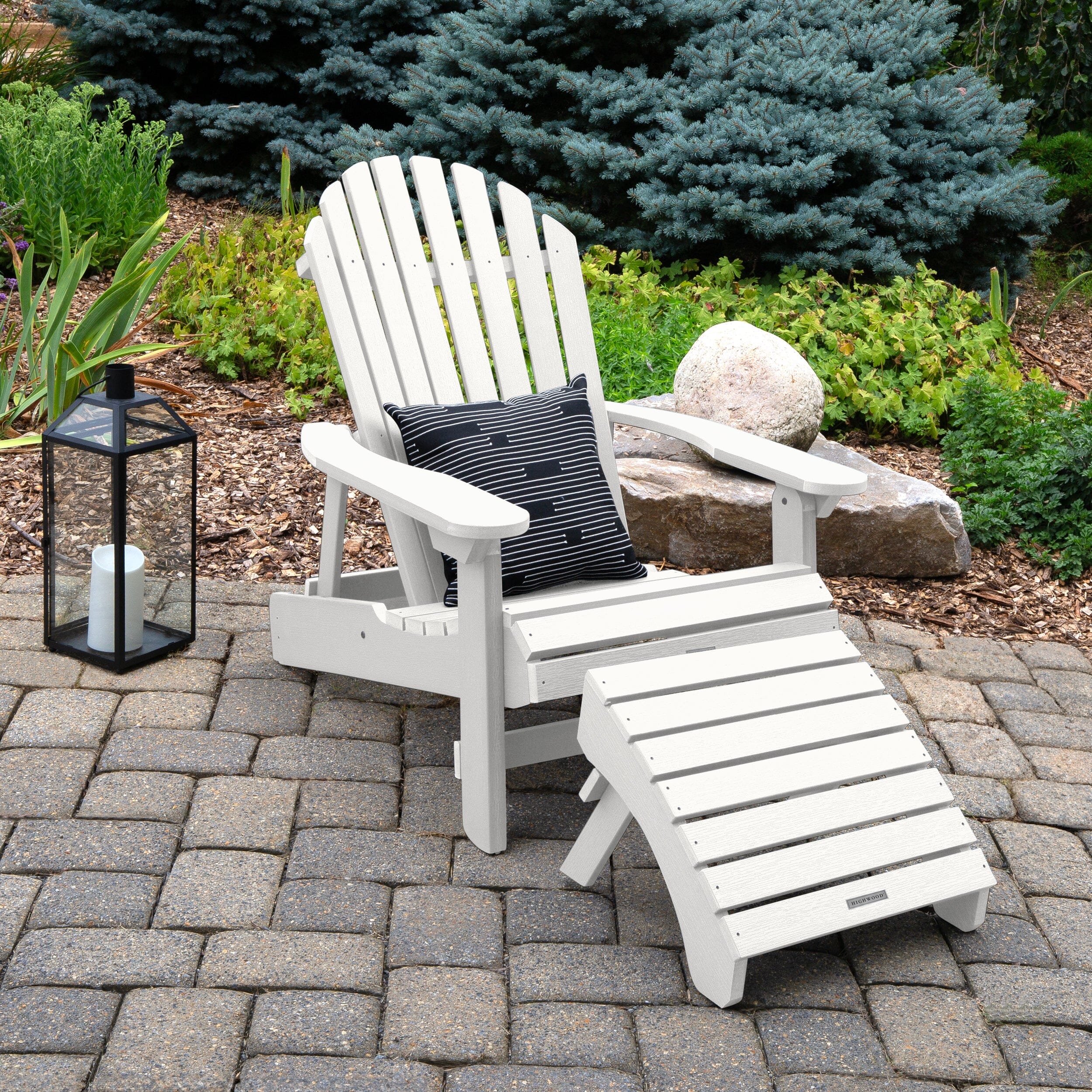 King Hamilton Folding & Reclining Adirondack Chair and Ottoman - Image 14