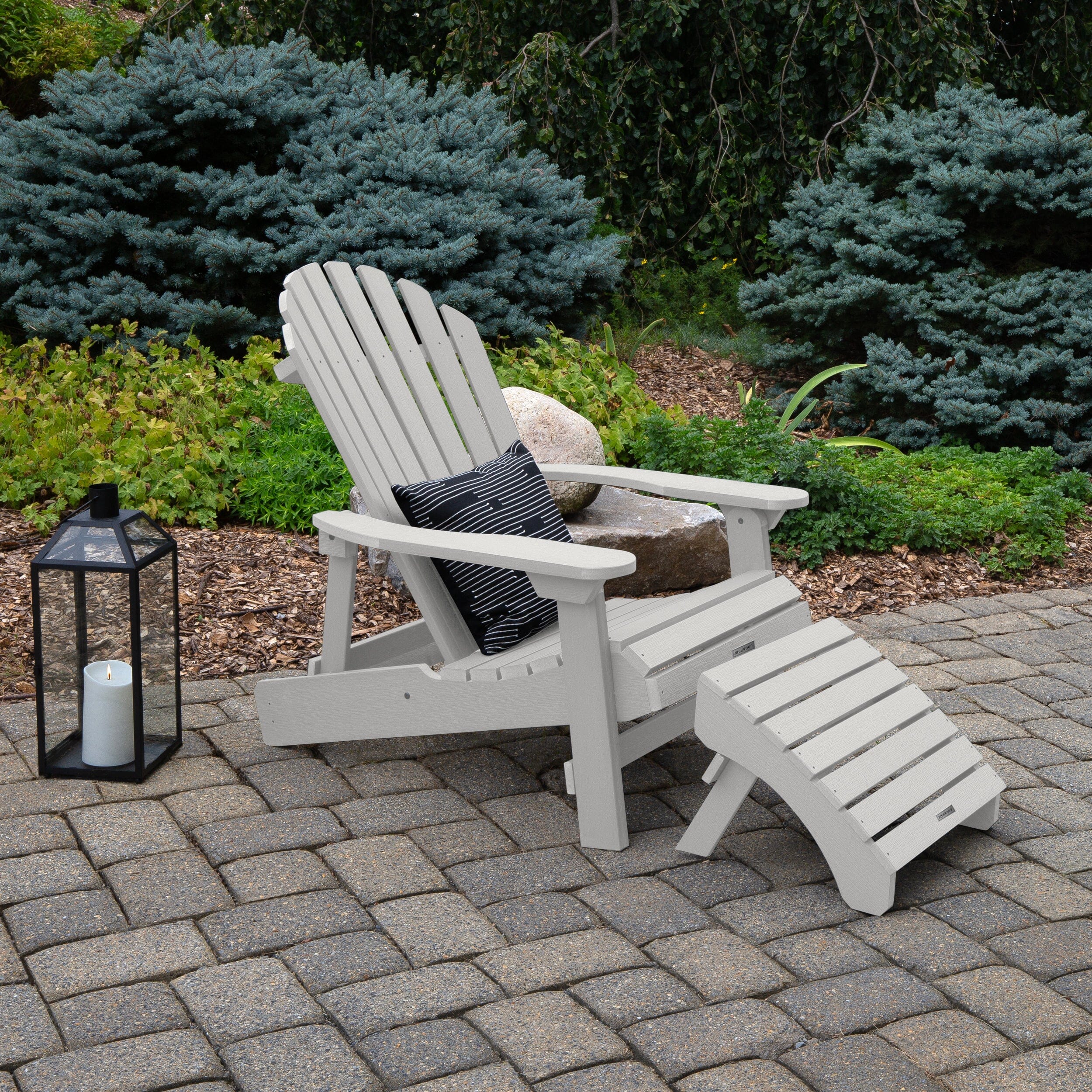 King Hamilton Folding & Reclining Adirondack Chair and Ottoman - Image 15