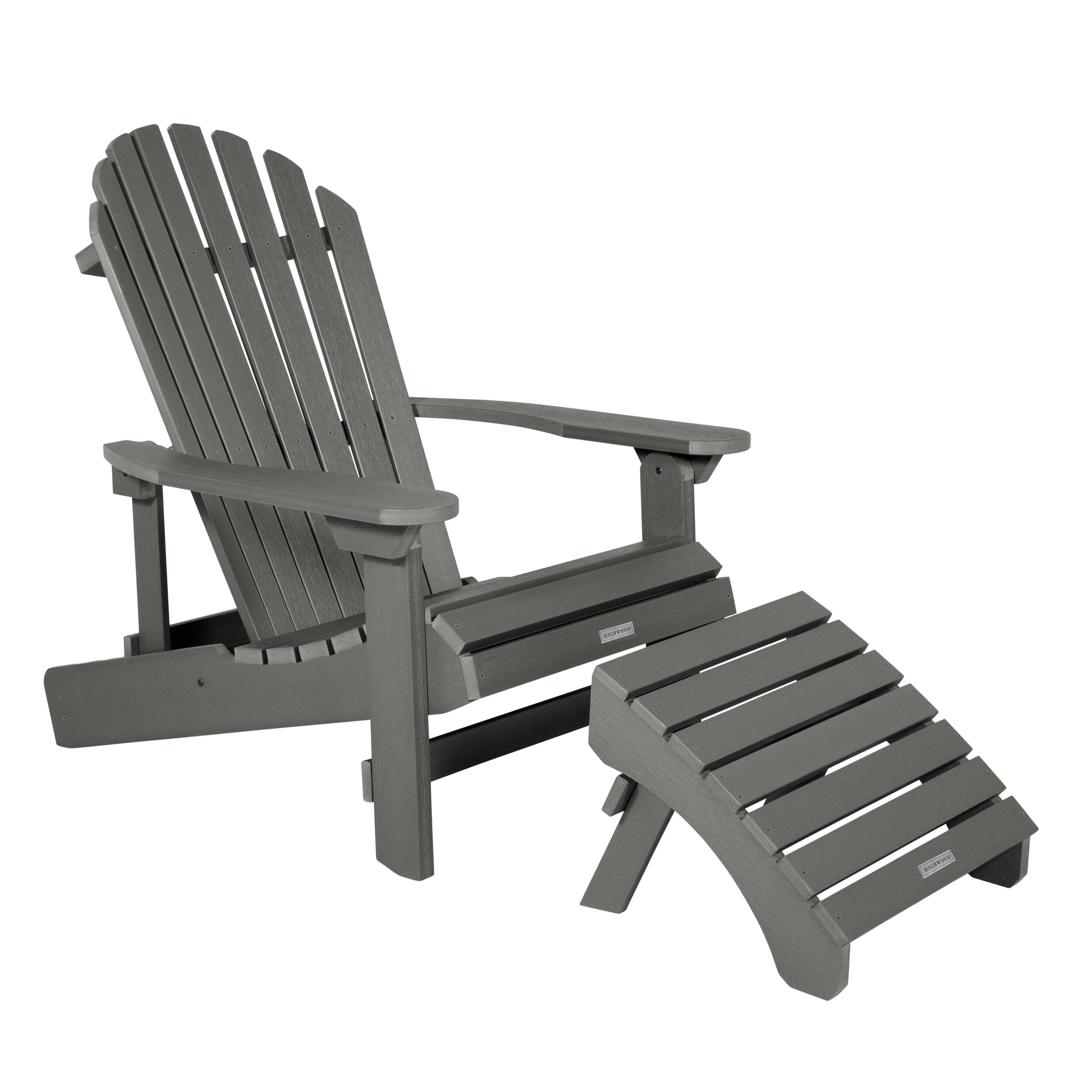 King Hamilton Folding & Reclining Adirondack Chair and Ottoman - Image 17
