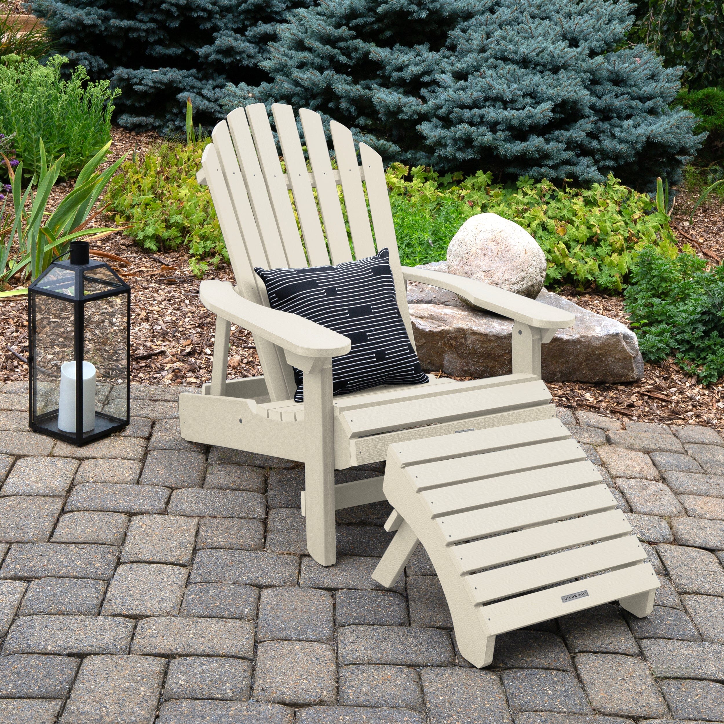 King Hamilton Folding & Reclining Adirondack Chair and Ottoman - Image 22