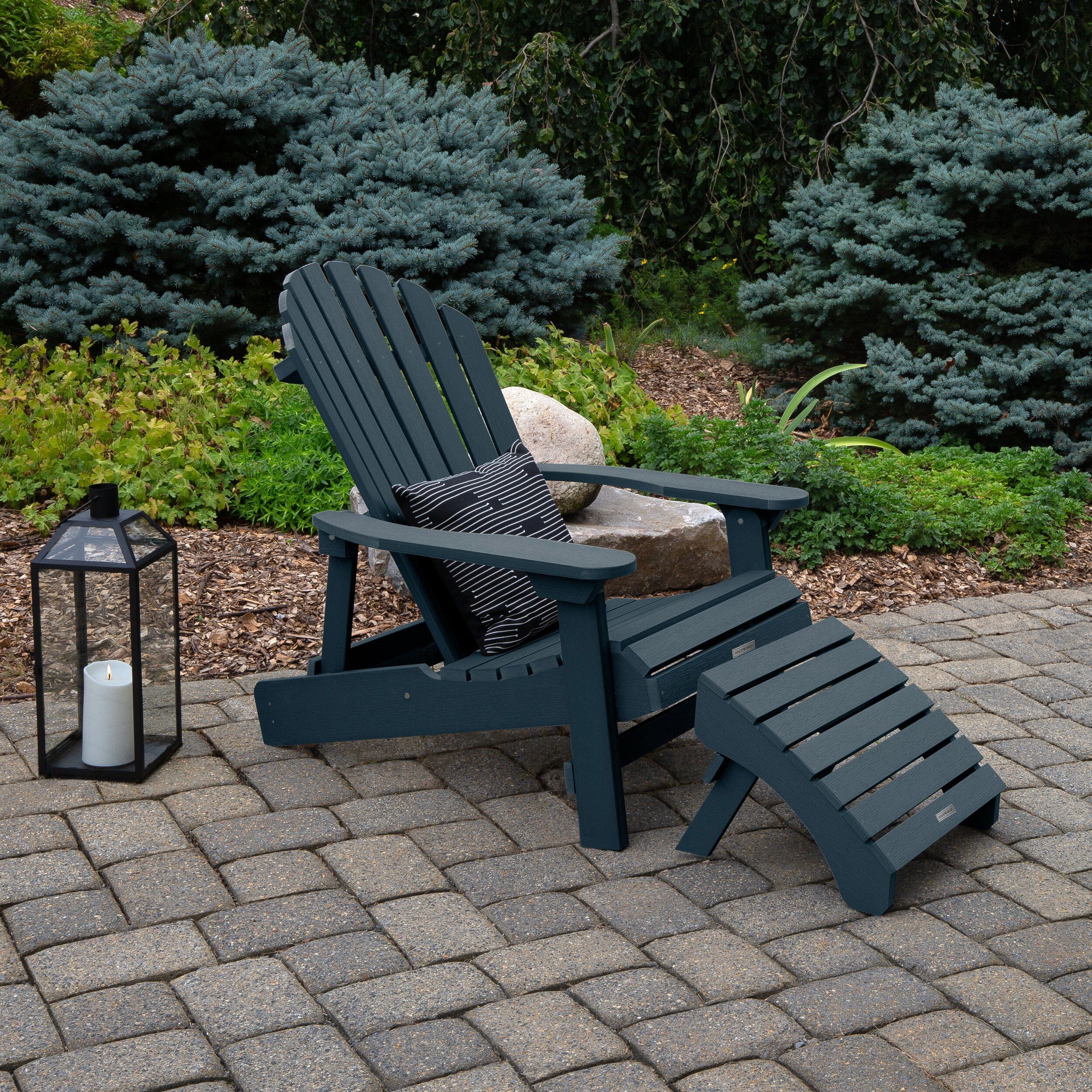 King Hamilton Folding & Reclining Adirondack Chair and Ottoman - Image 27