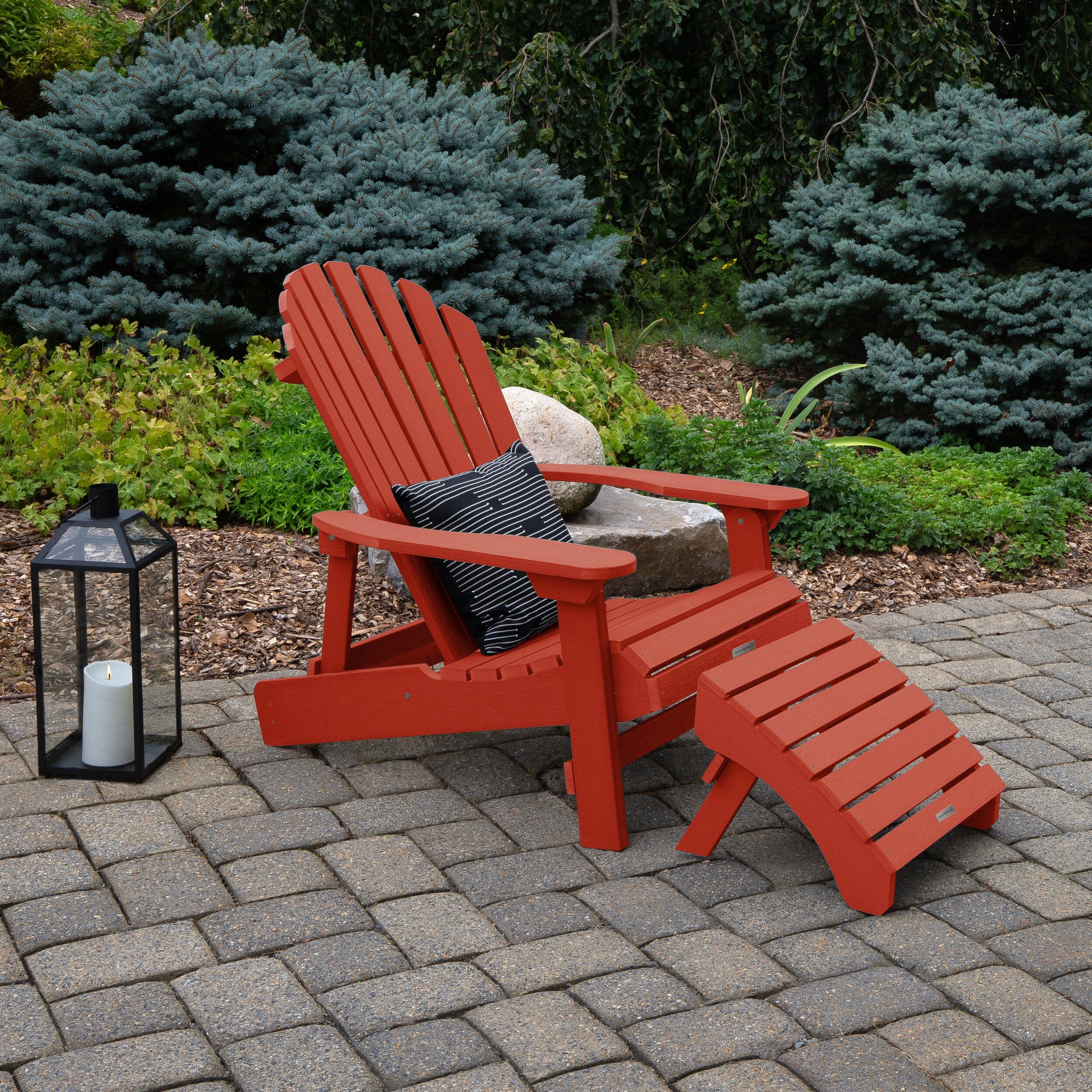 King Hamilton Folding & Reclining Adirondack Chair and Ottoman - Image 31