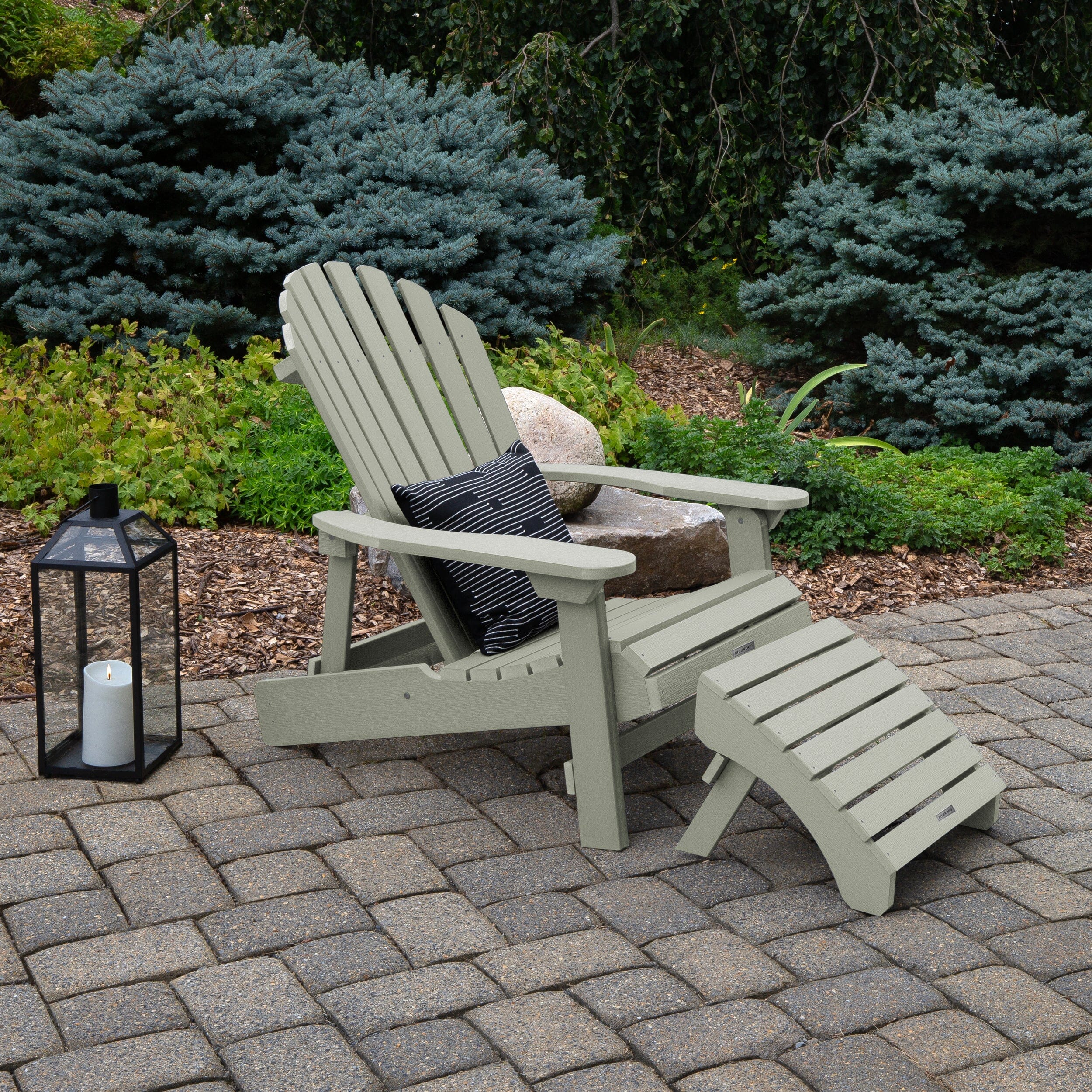 King Hamilton Folding & Reclining Adirondack Chair and Ottoman - Image 35