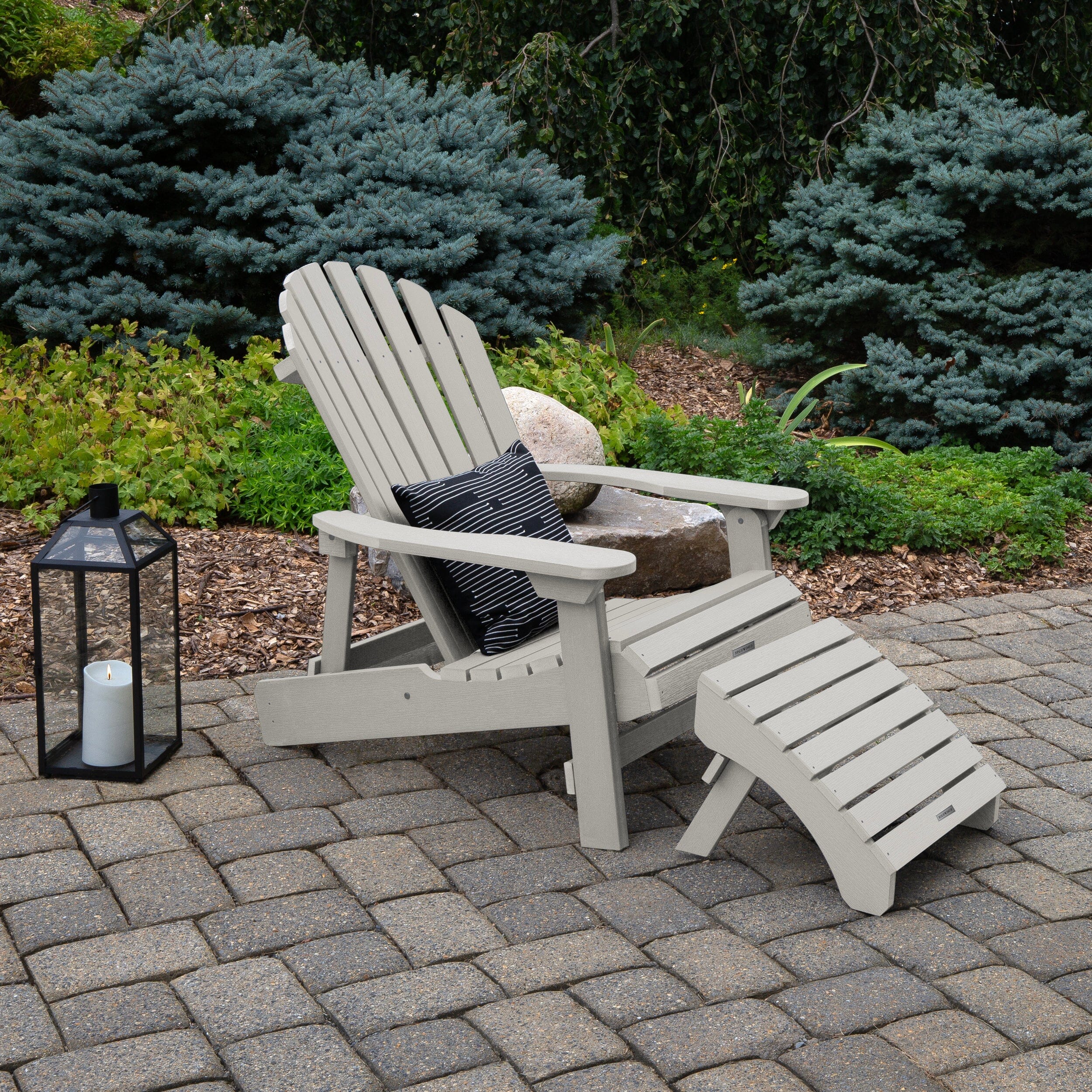King Hamilton Folding & Reclining Adirondack Chair and Ottoman - Image 39