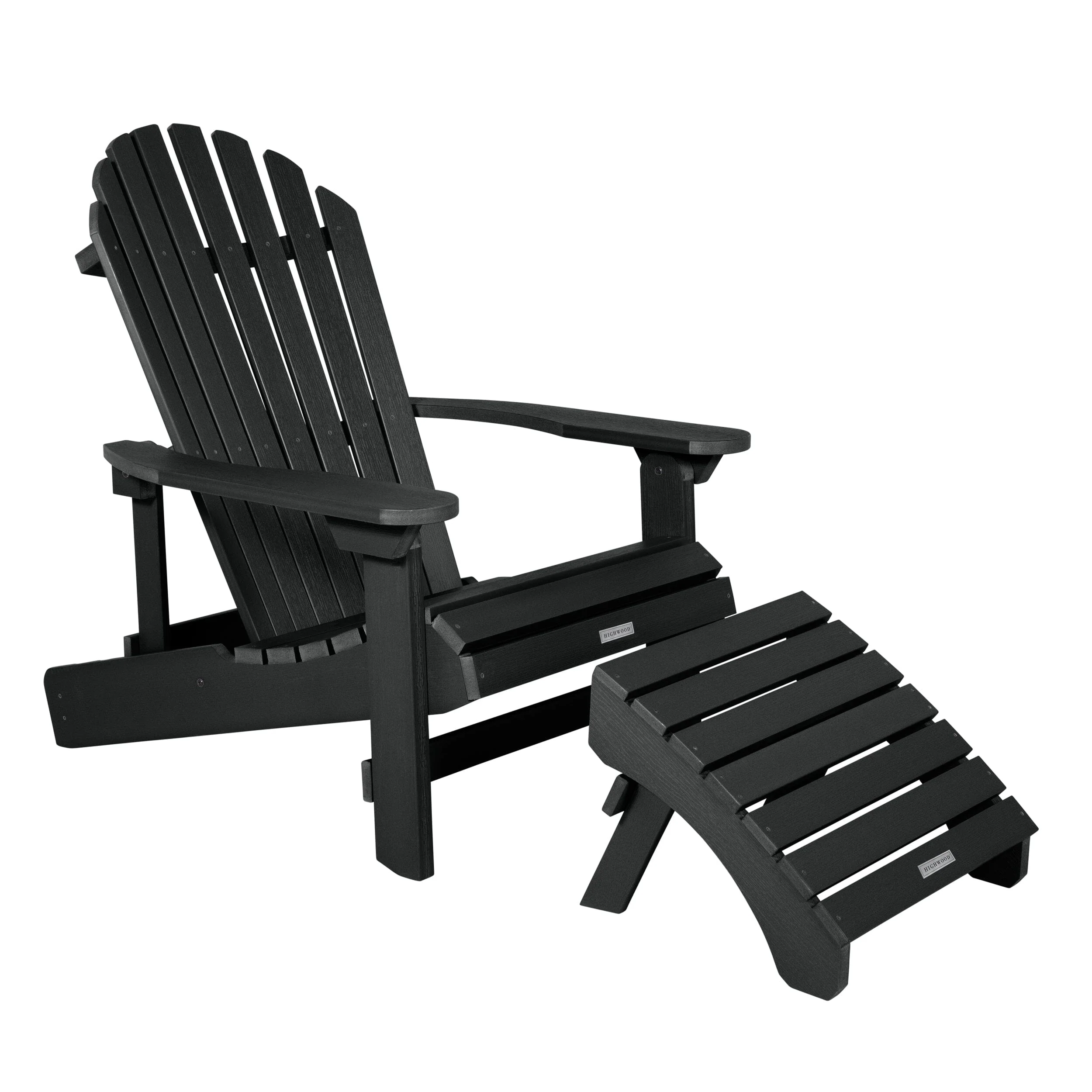 King Hamilton Folding & Reclining Adirondack Chair and Ottoman - Image 9