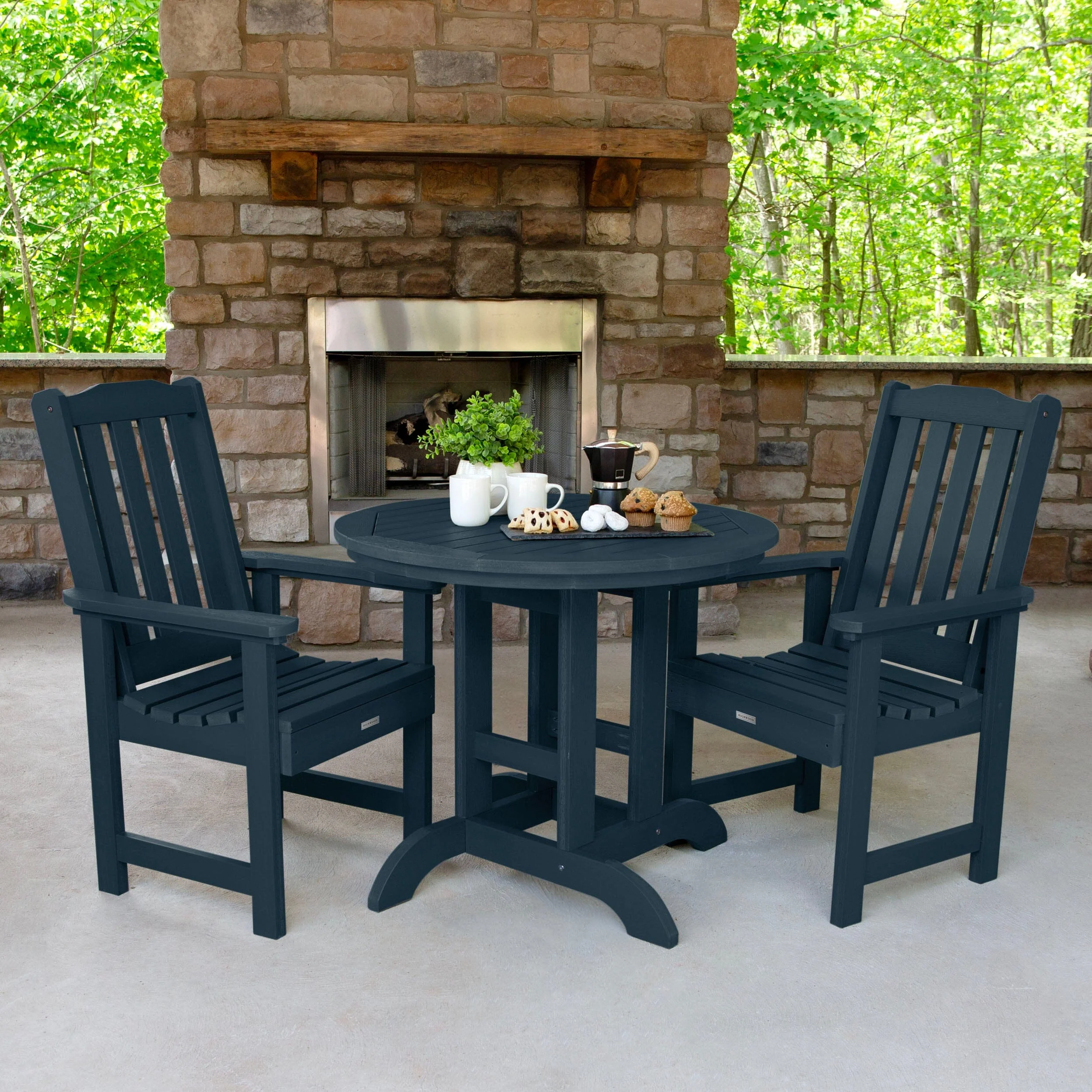 Lehigh 3pc 36in Round Dining Set - Dining Height - Image 10