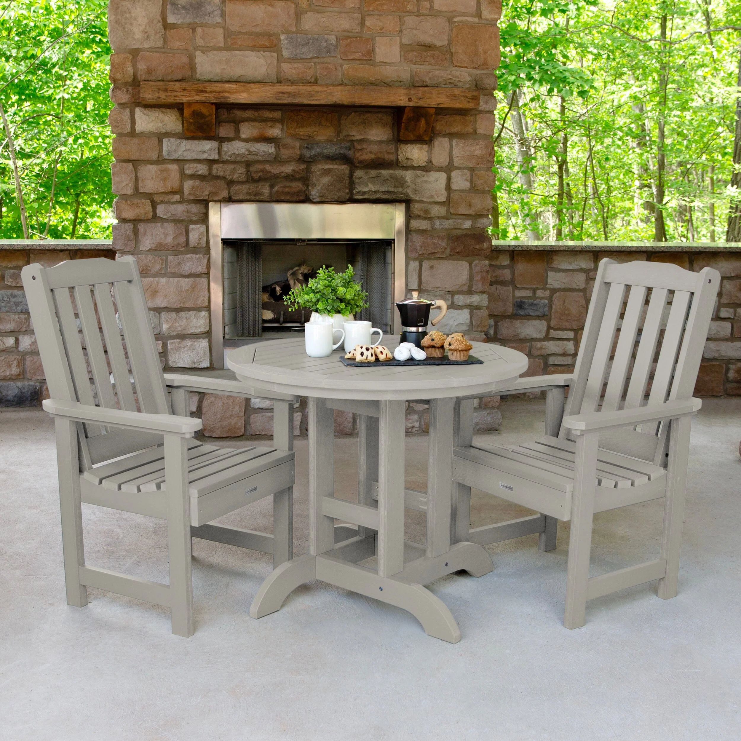 Lehigh 3pc 36in Round Dining Set - Dining Height - Image 20