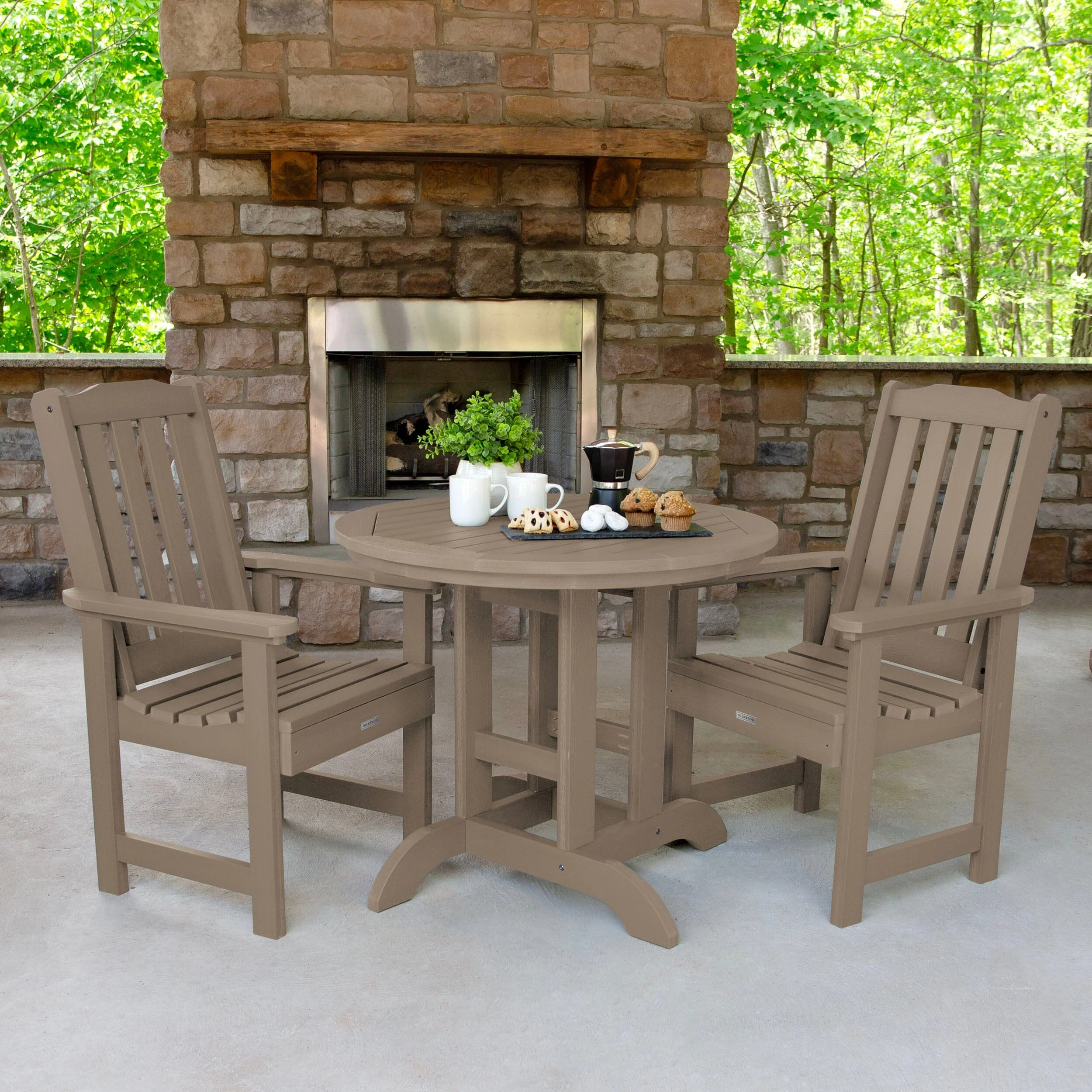 Lehigh 3pc 36in Round Dining Set - Dining Height - Image 22