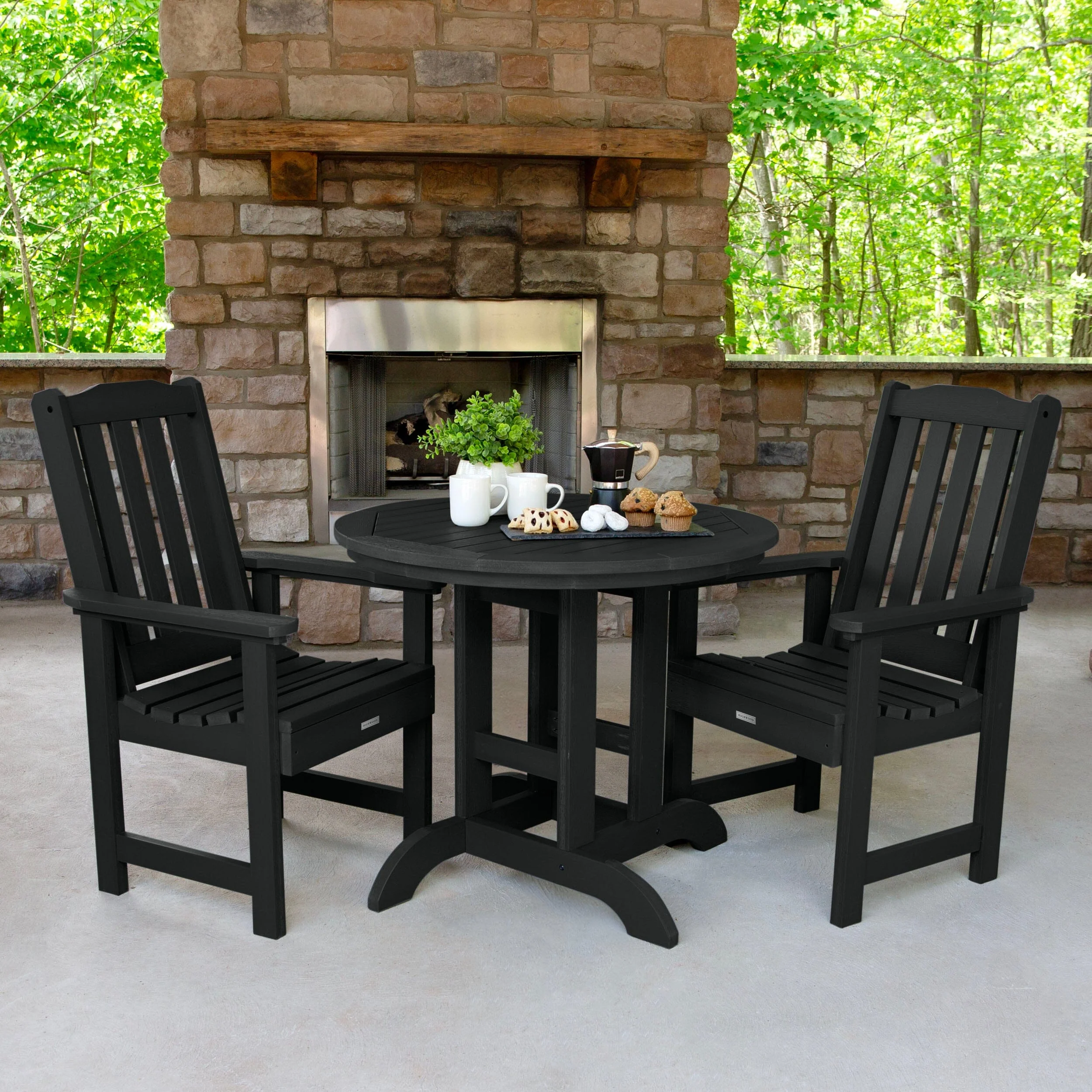 Lehigh 3pc 36in Round Dining Set - Dining Height - Image 6