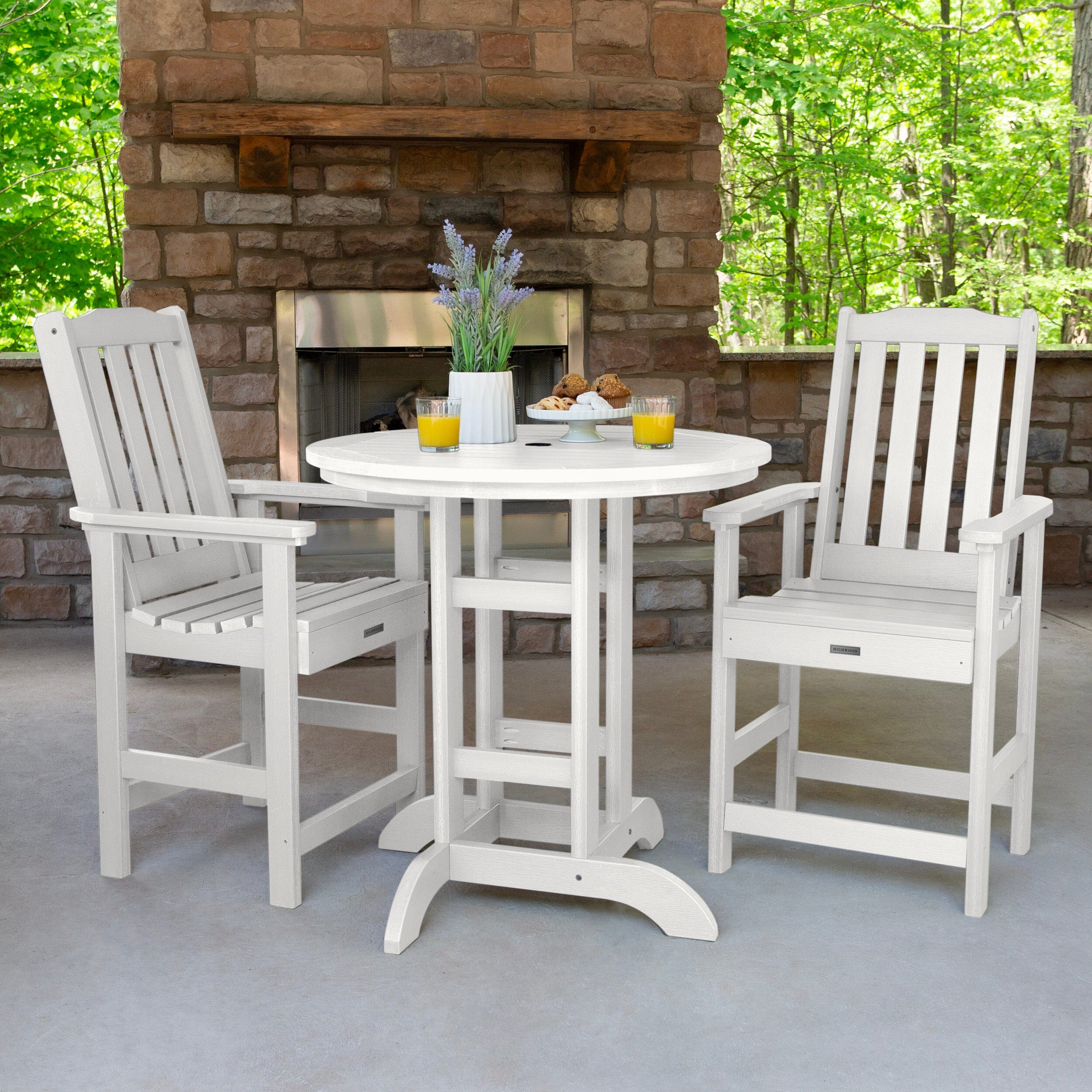 Lehigh 3pc 36in Round Dining Set - Counter Height - Image 14