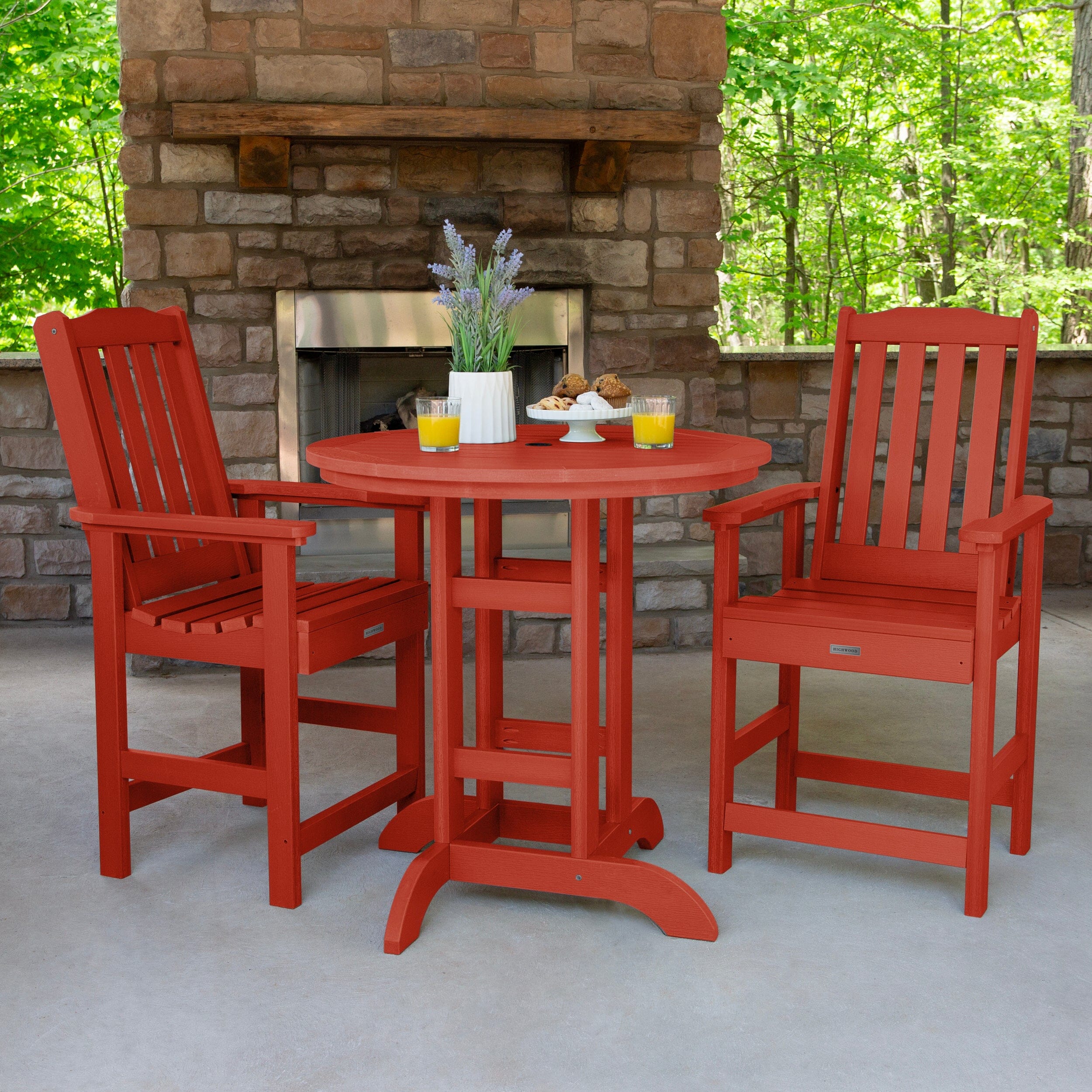 Lehigh 3pc 36in Round Dining Set - Counter Height - Image 16