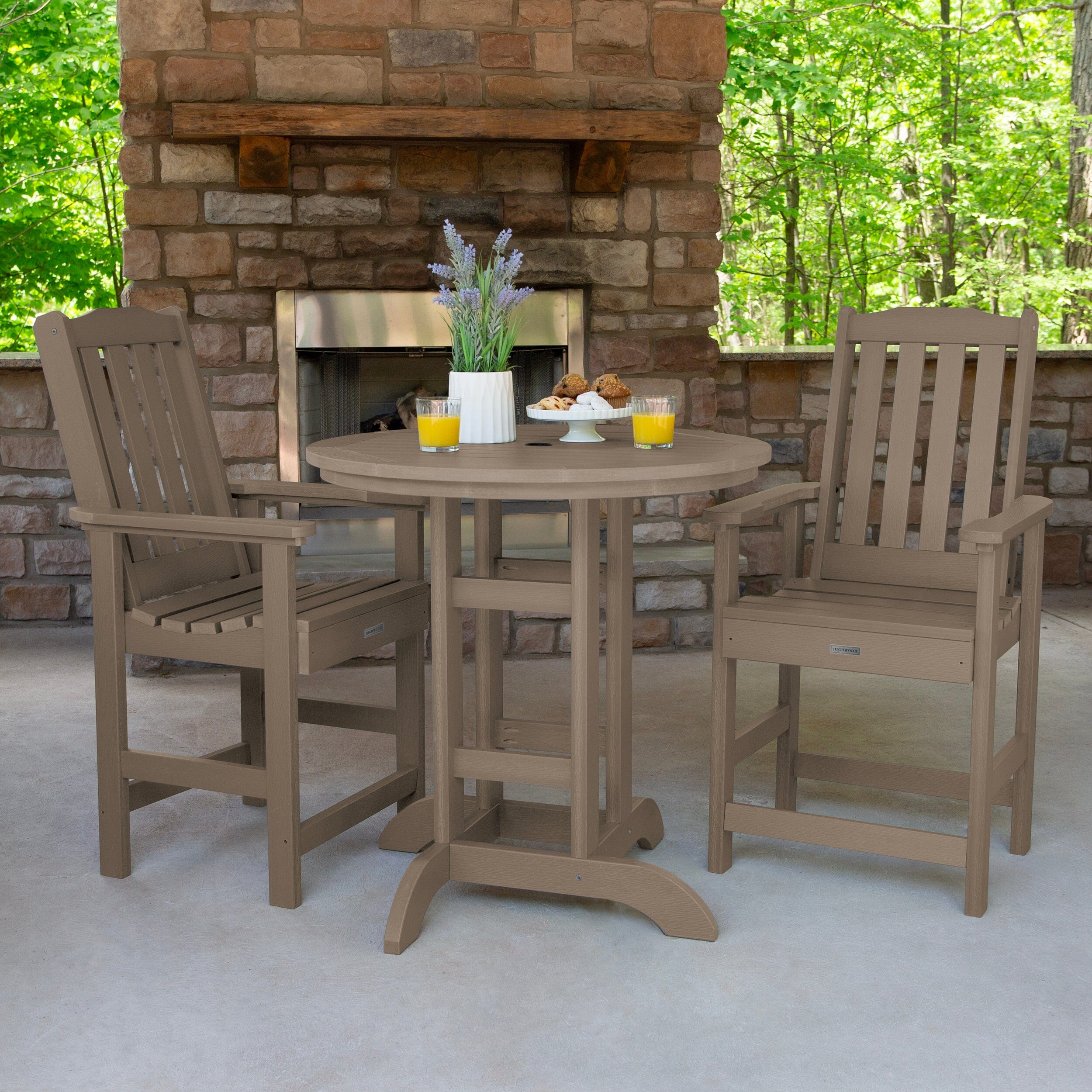Lehigh 3pc 36in Round Dining Set - Counter Height - Image 22