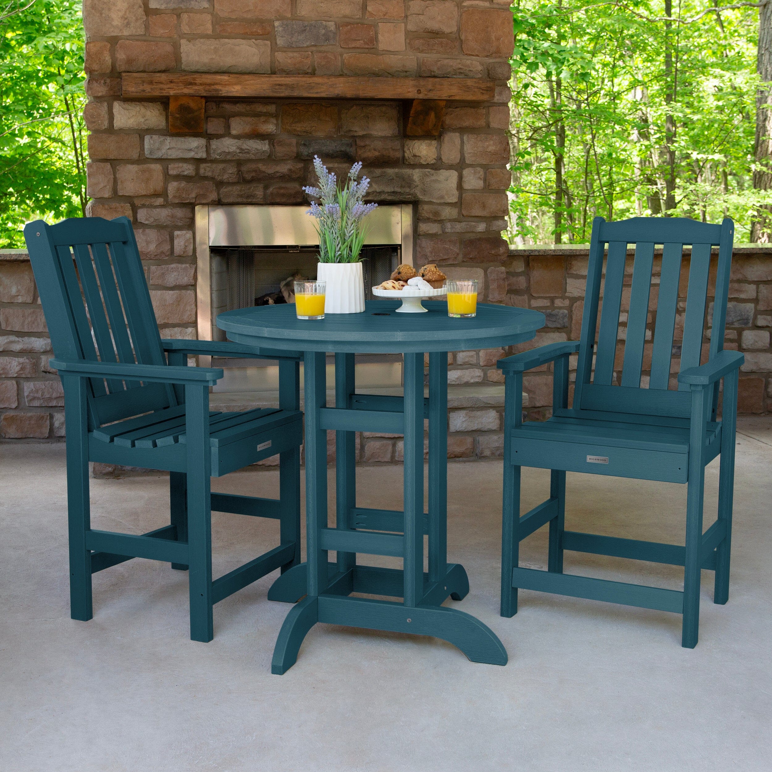 Lehigh 3pc 36in Round Dining Set - Counter Height - Image 6