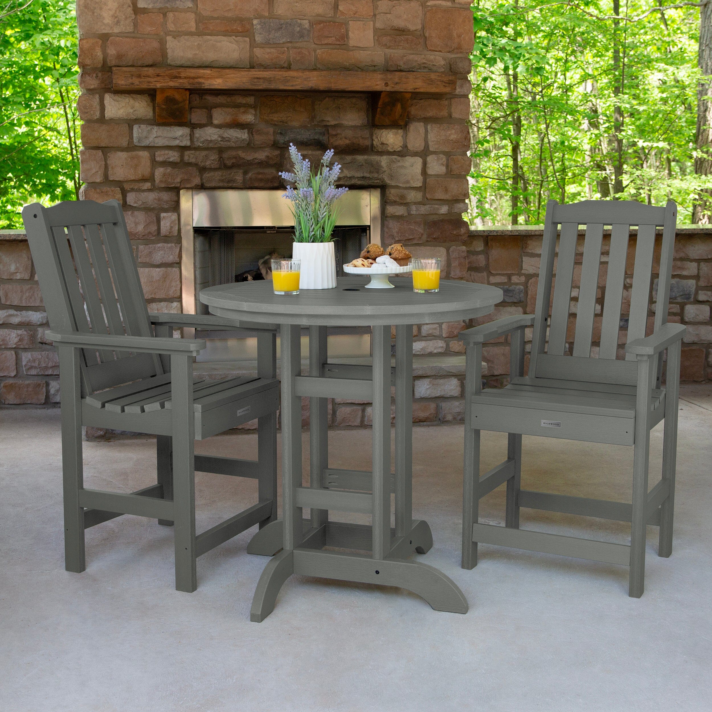 Lehigh 3pc 36in Round Dining Set - Counter Height - Image 8