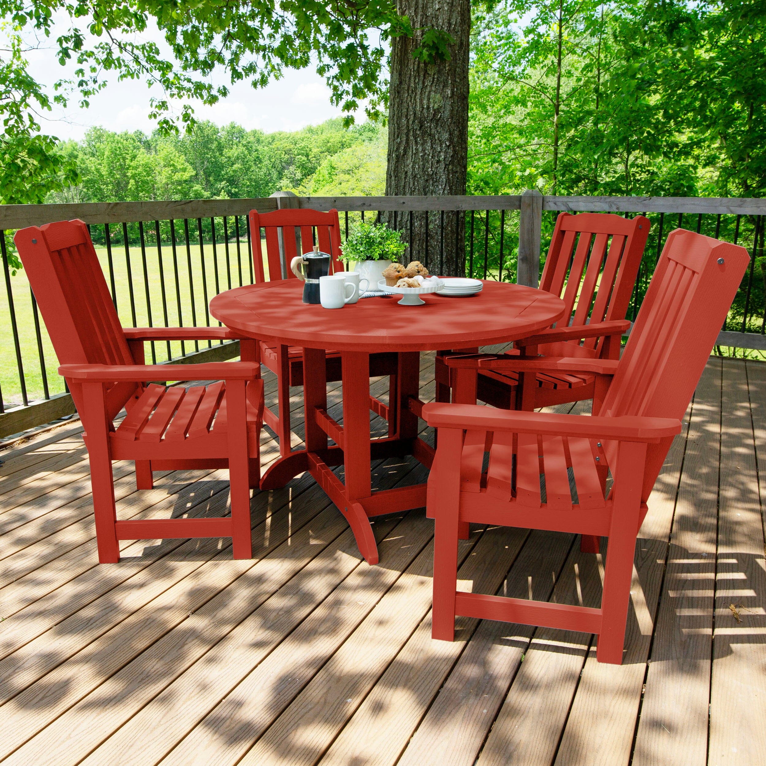 Lehigh 5pc 48in Round Dining Set - Dining Height - Image 16