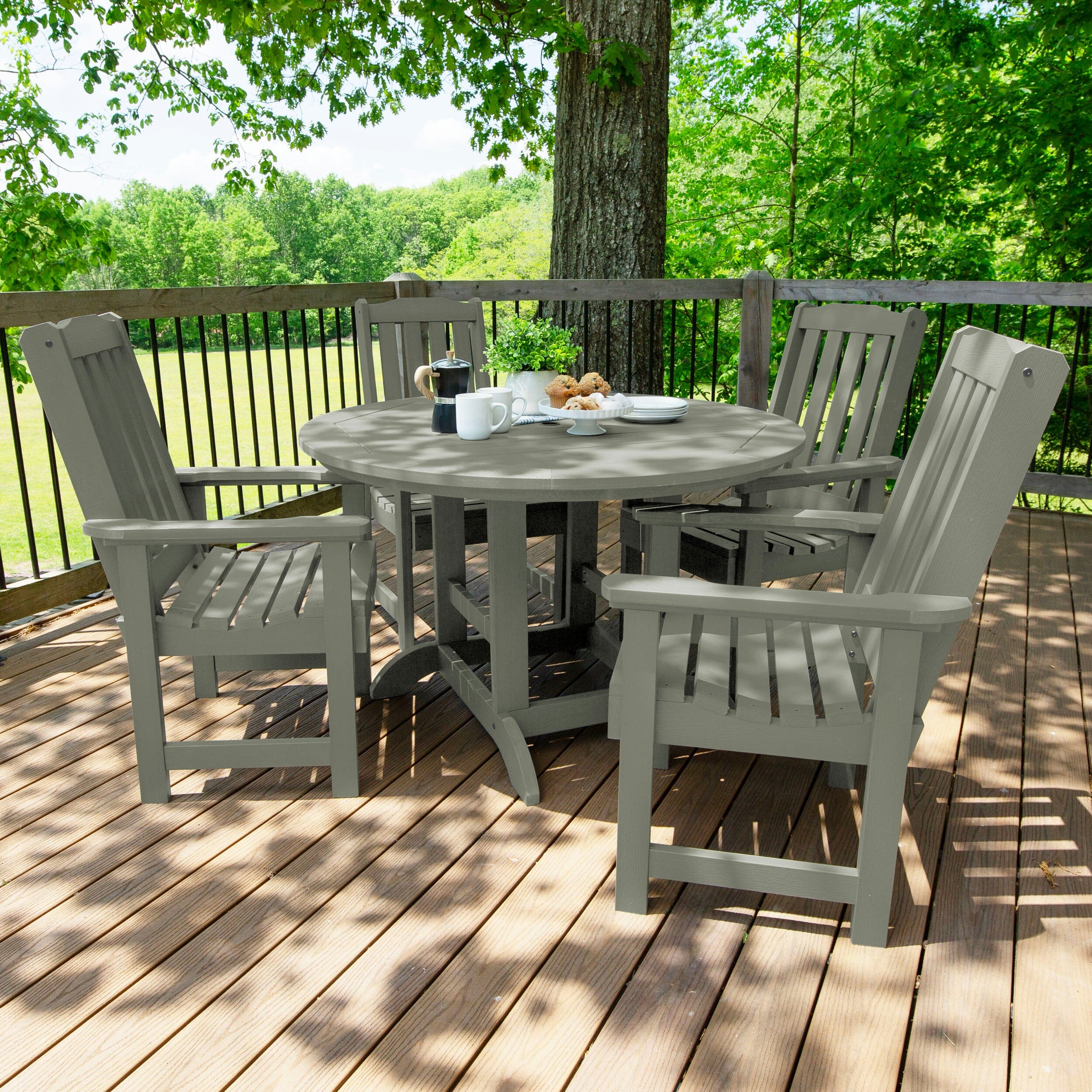 Lehigh 5pc 48in Round Dining Set - Dining Height - Image 18
