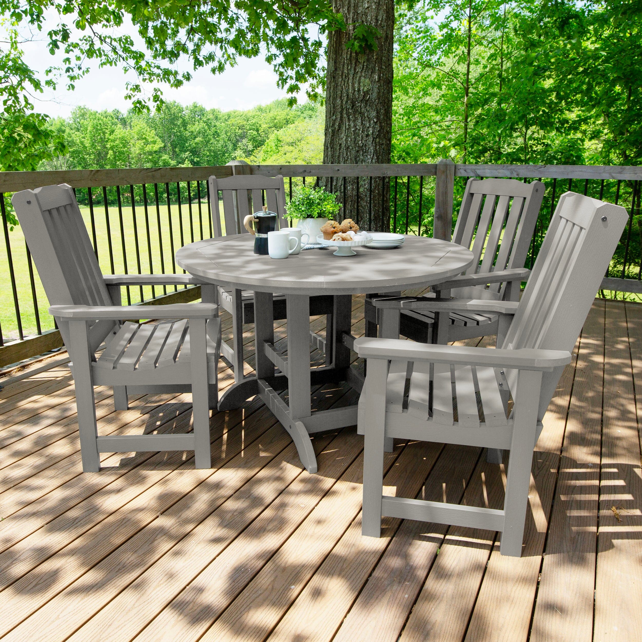 Lehigh 5pc 48in Round Dining Set - Dining Height - Image 20