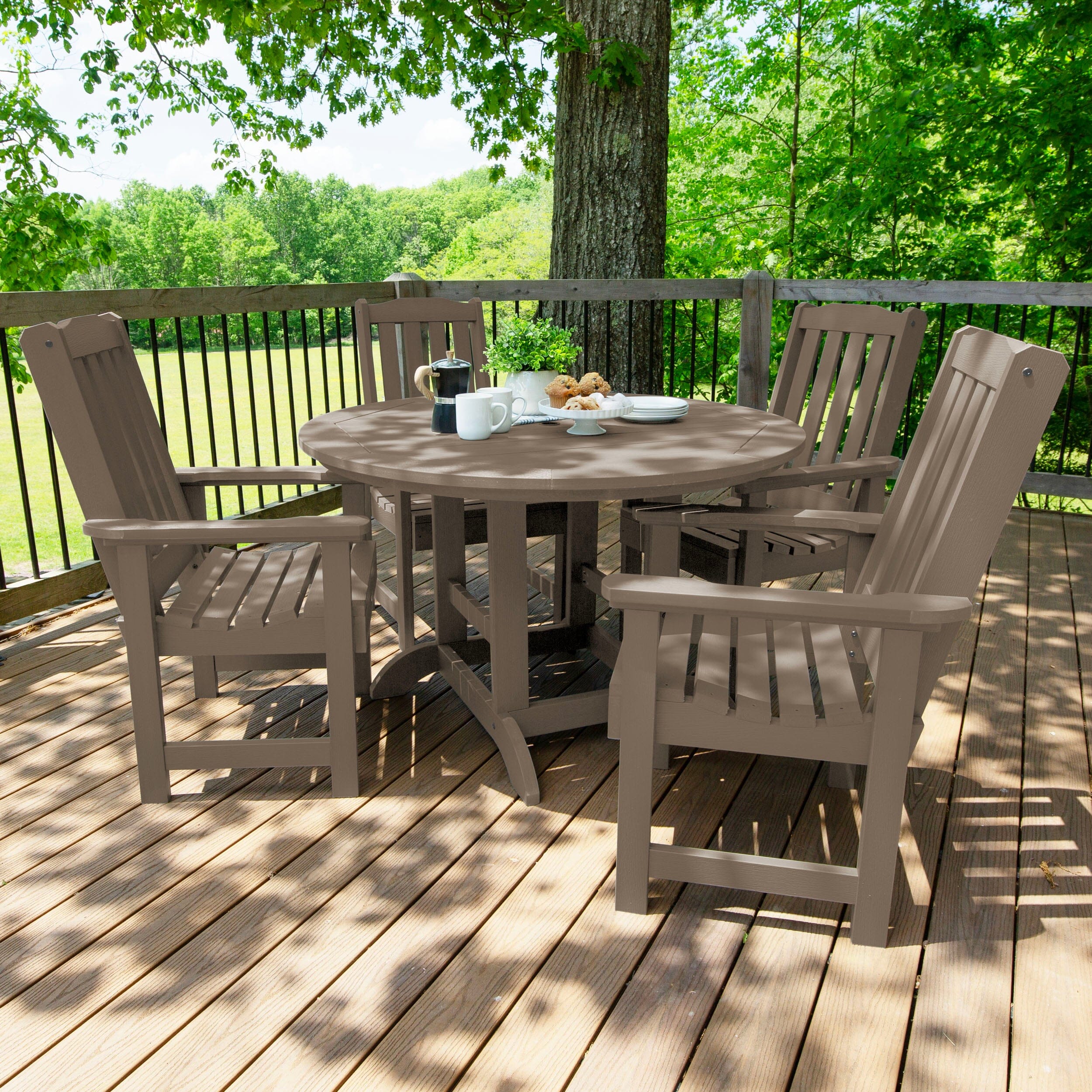 Lehigh 5pc 48in Round Dining Set - Dining Height - Image 22
