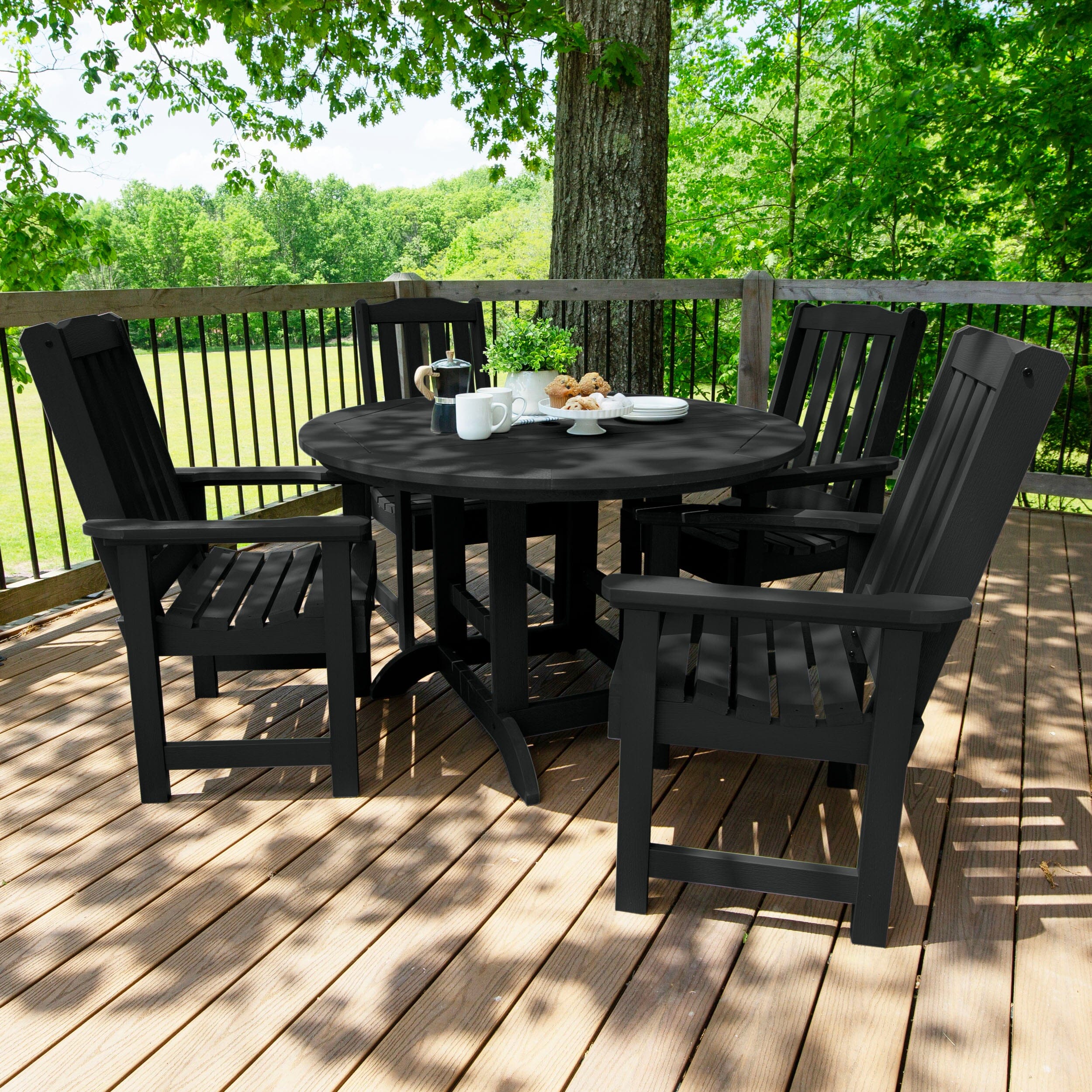 Lehigh 5pc 48in Round Dining Set - Dining Height - Image 4