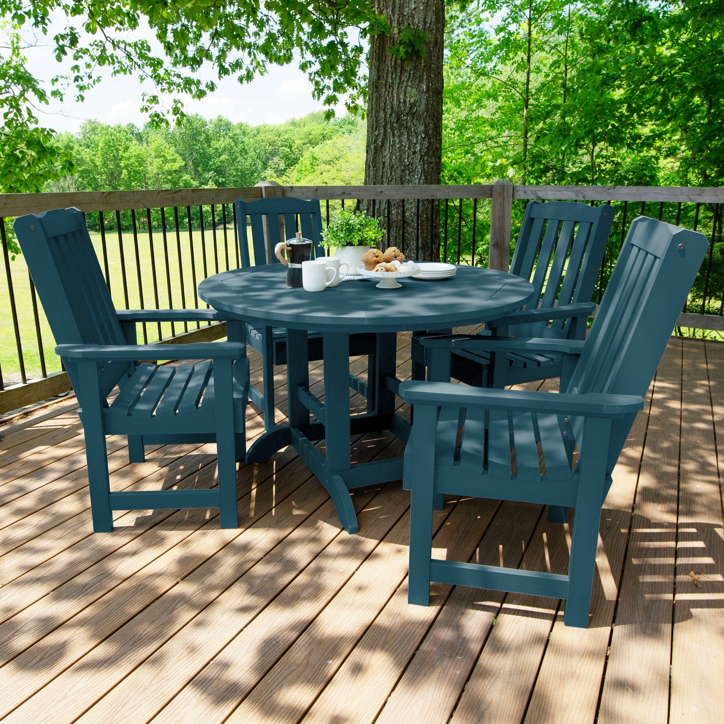 Lehigh 5pc 48in Round Dining Set - Dining Height - Image 8