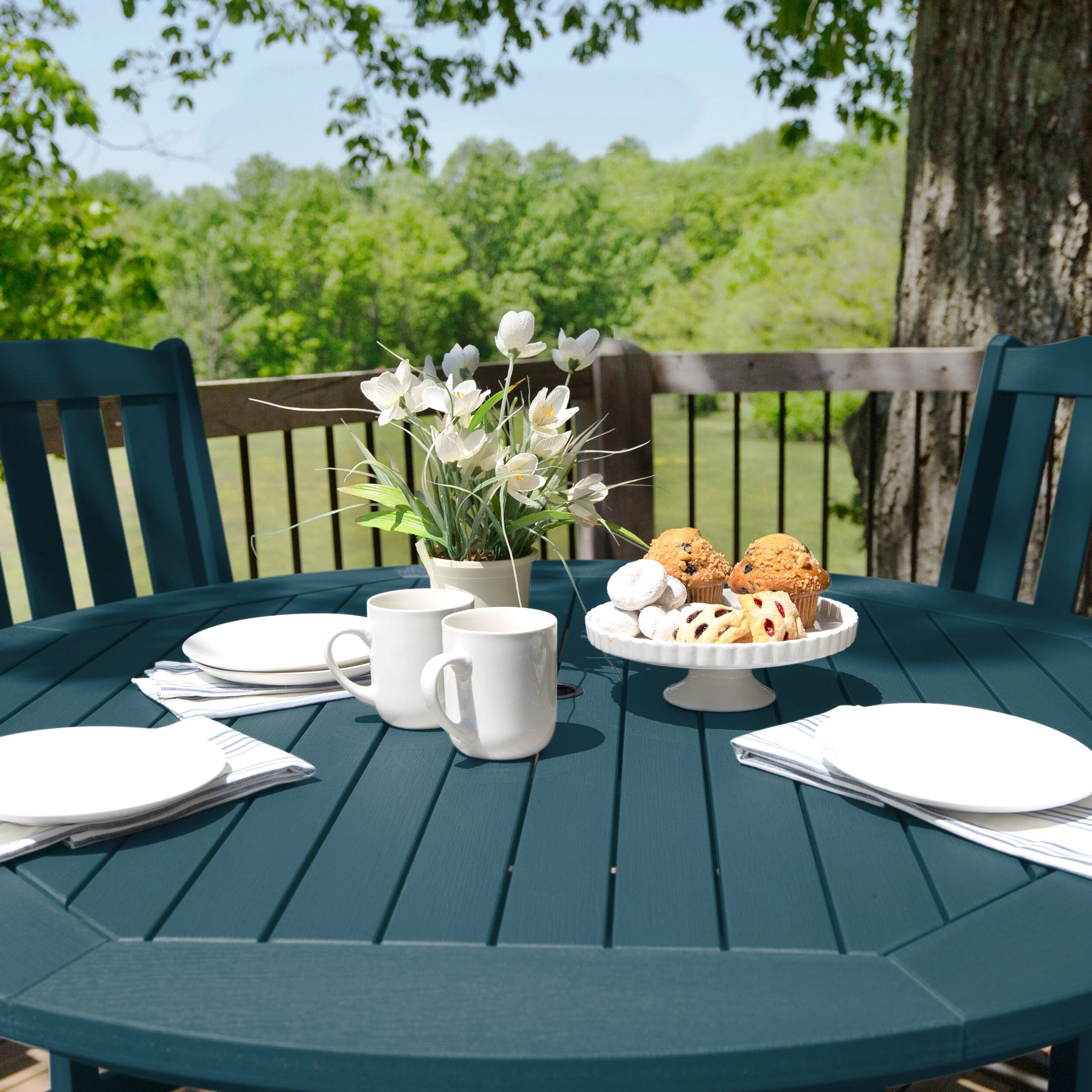 Lehigh 5pc 48in Round Dining Set - Counter Height - Image 12