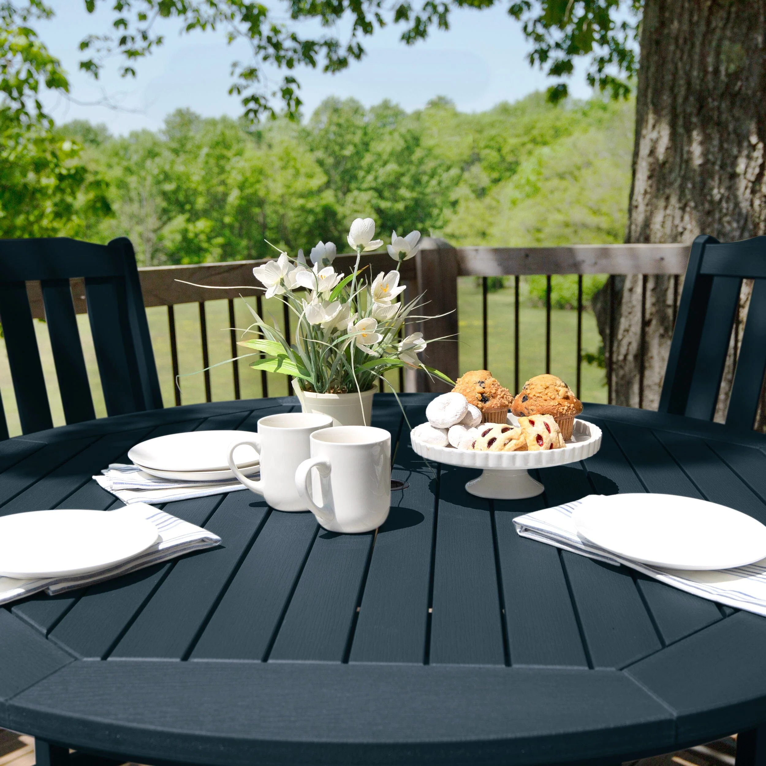 Lehigh 5pc 48in Round Dining Set - Counter Height - Image 15