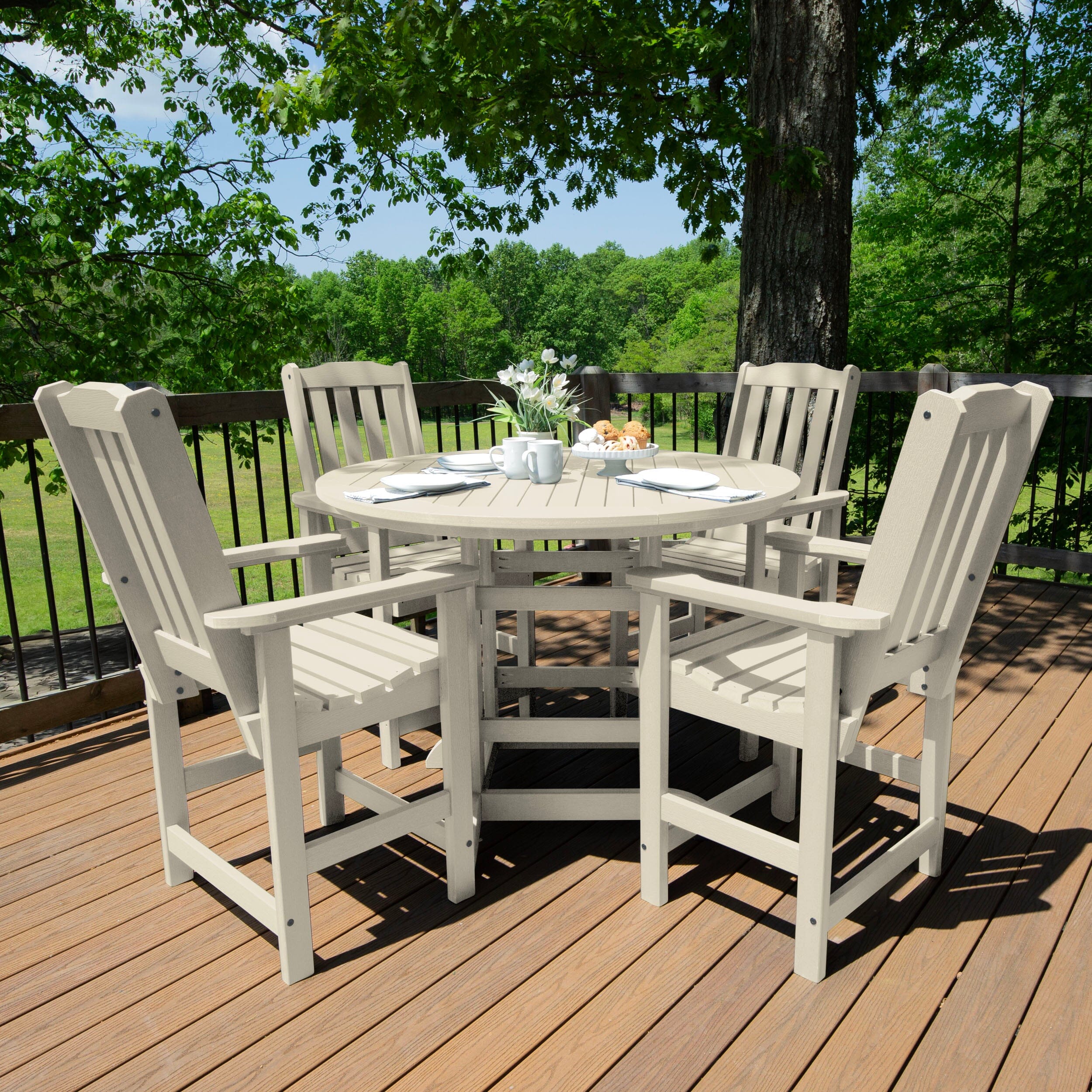 Lehigh 5pc 48in Round Dining Set - Counter Height - Image 17