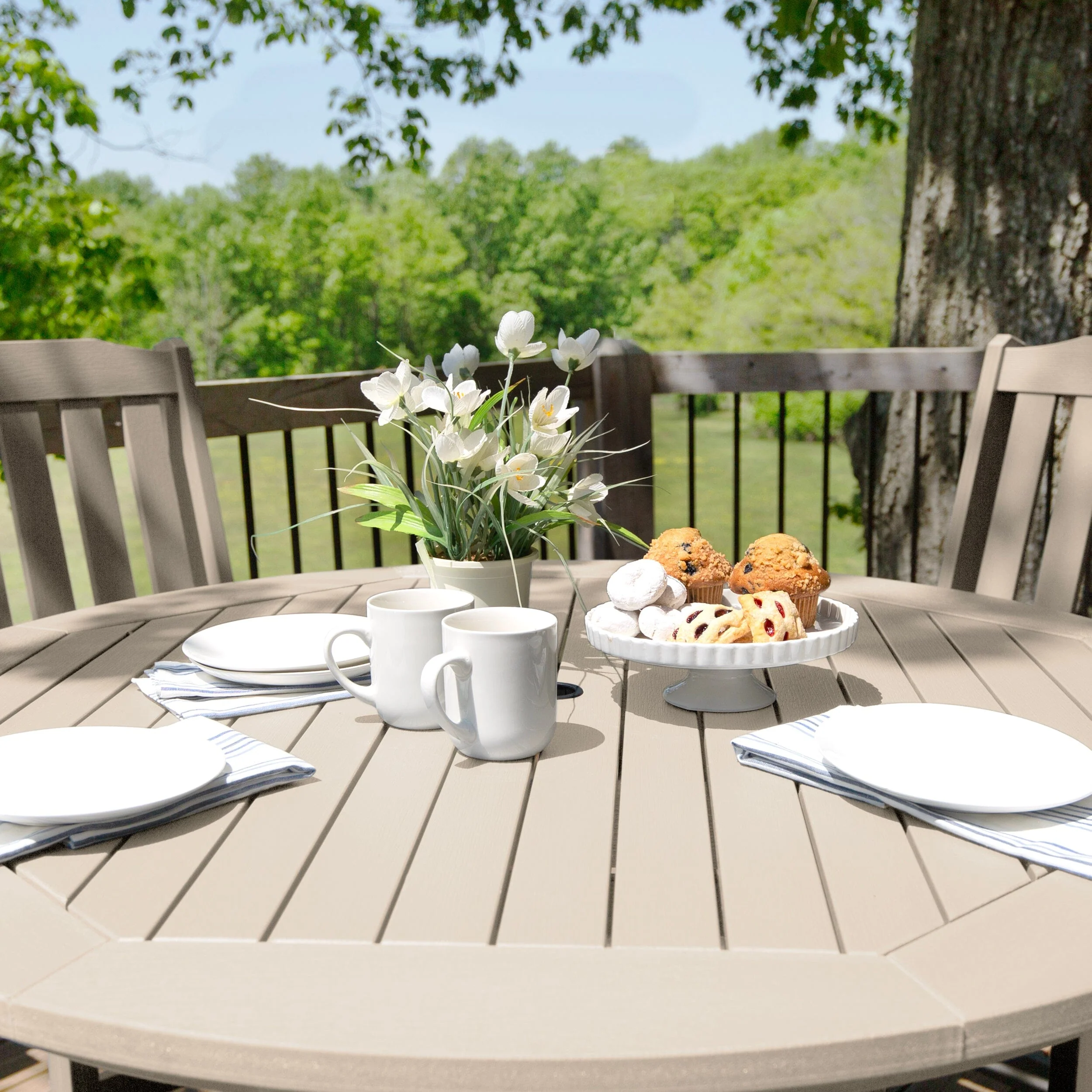 Lehigh 5pc 48in Round Dining Set - Counter Height - Image 18