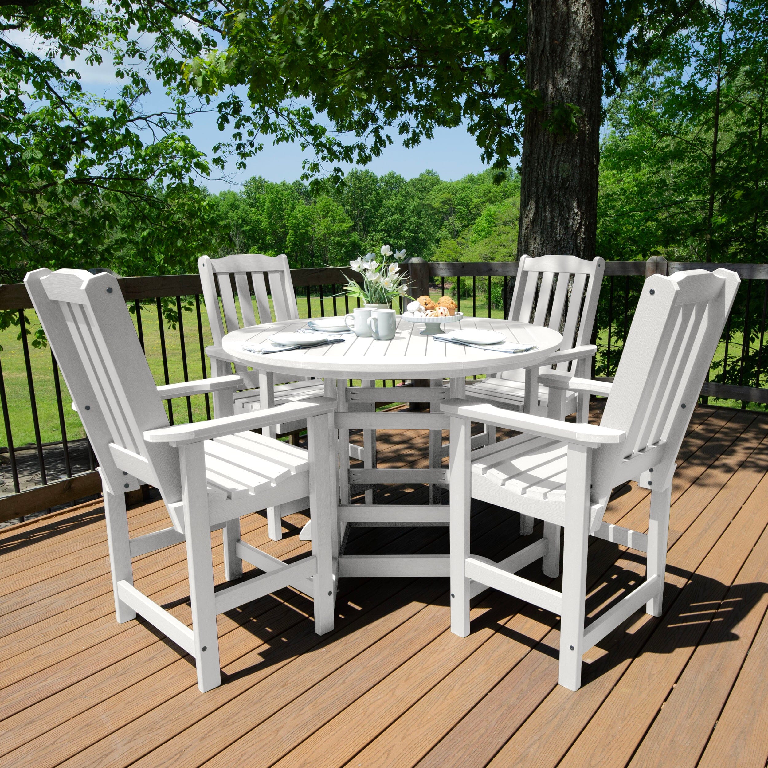 Lehigh 5pc 48in Round Dining Set - Counter Height - Image 20