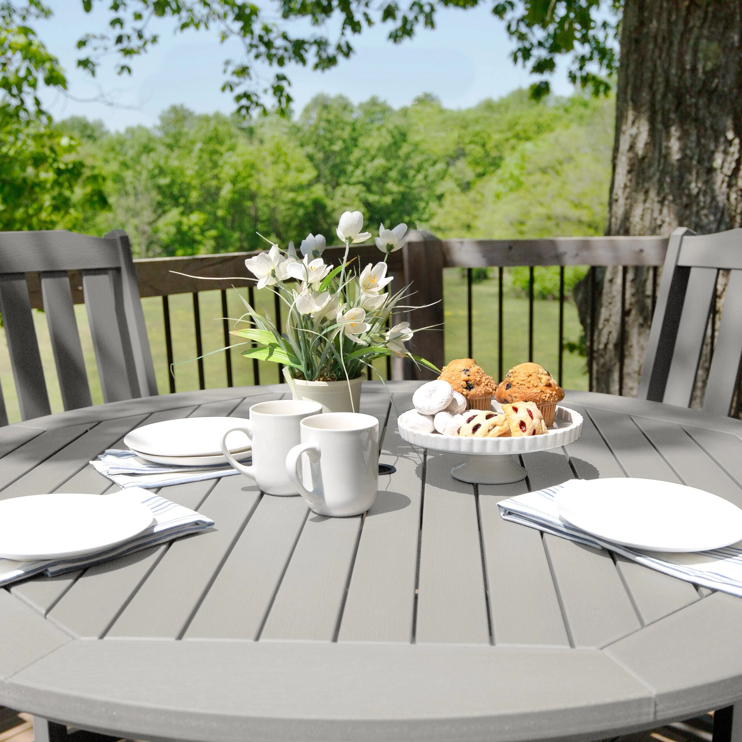 Lehigh 5pc 48in Round Dining Set - Counter Height - Image 30