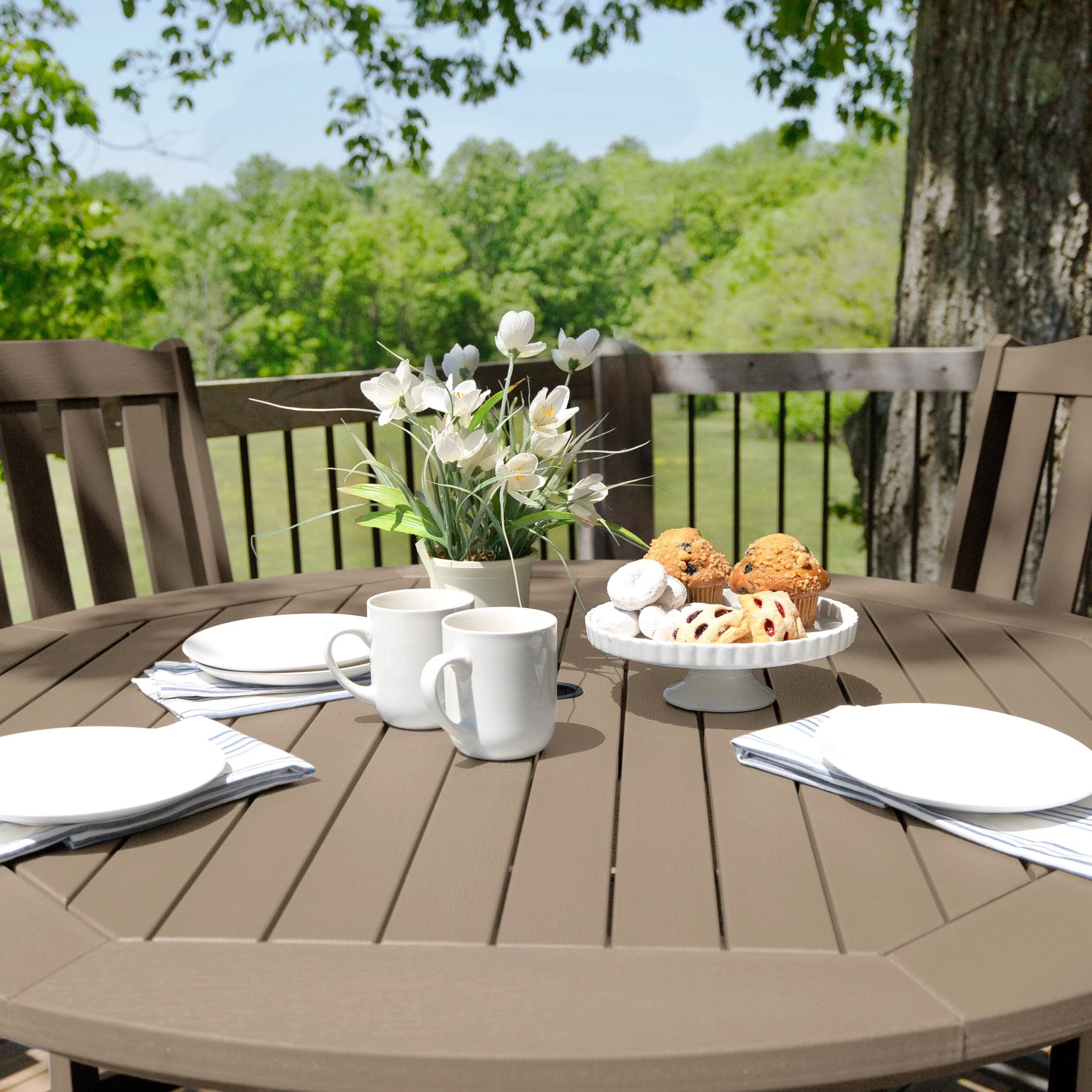 Lehigh 5pc 48in Round Dining Set - Counter Height - Image 33