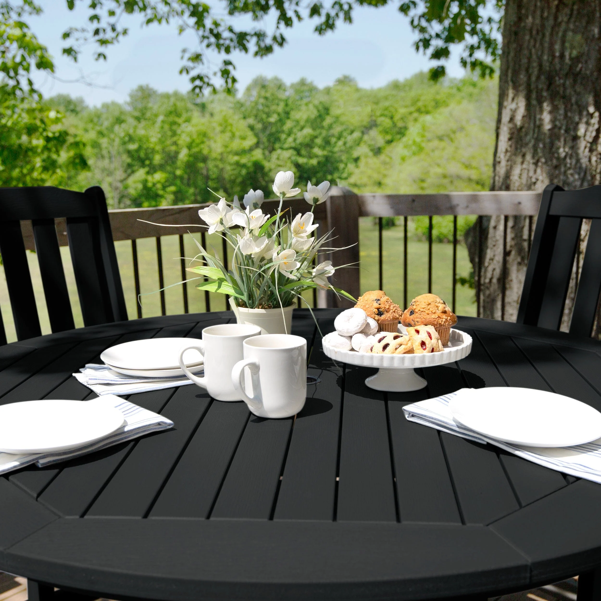 Lehigh 5pc 48in Round Dining Set - Counter Height - Image 6