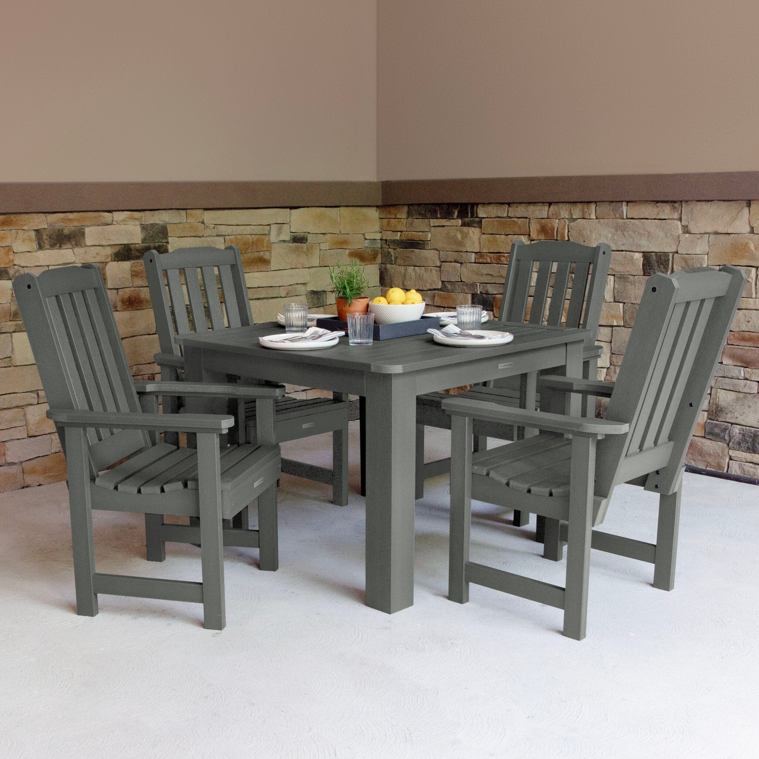 Lehigh 5pc Square Dining Set 42in x 42in - Dining Height - Image 10